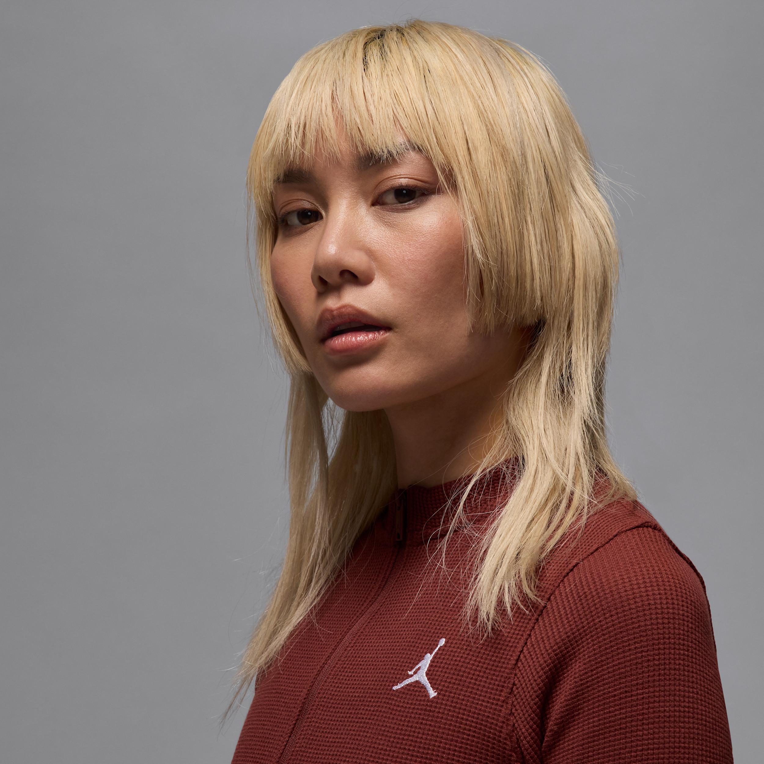 Women's Jordan Long-Sleeve 1/2-Zip Knit Top Product Image