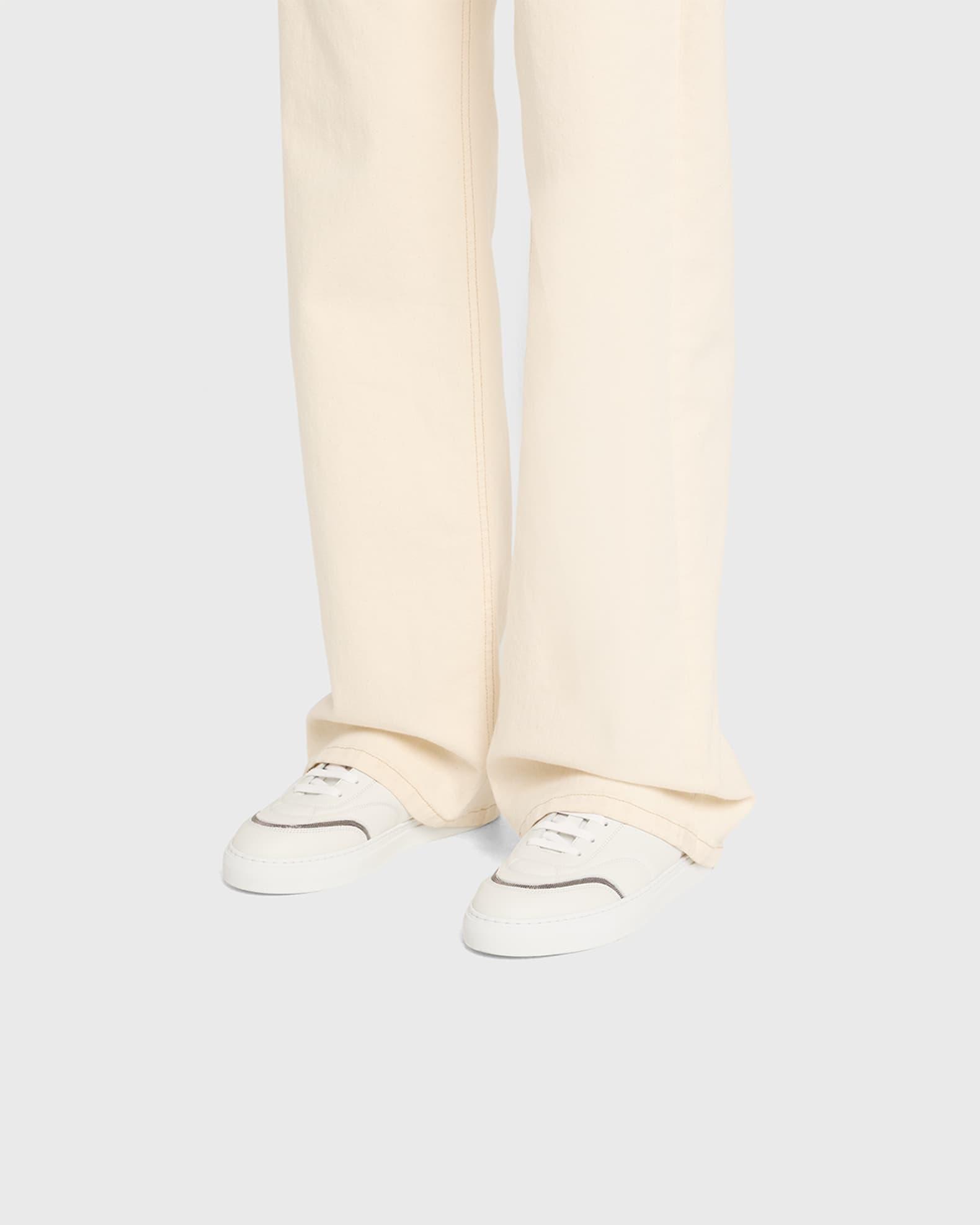 Leather Monili Low-Top Sneakers Product Image