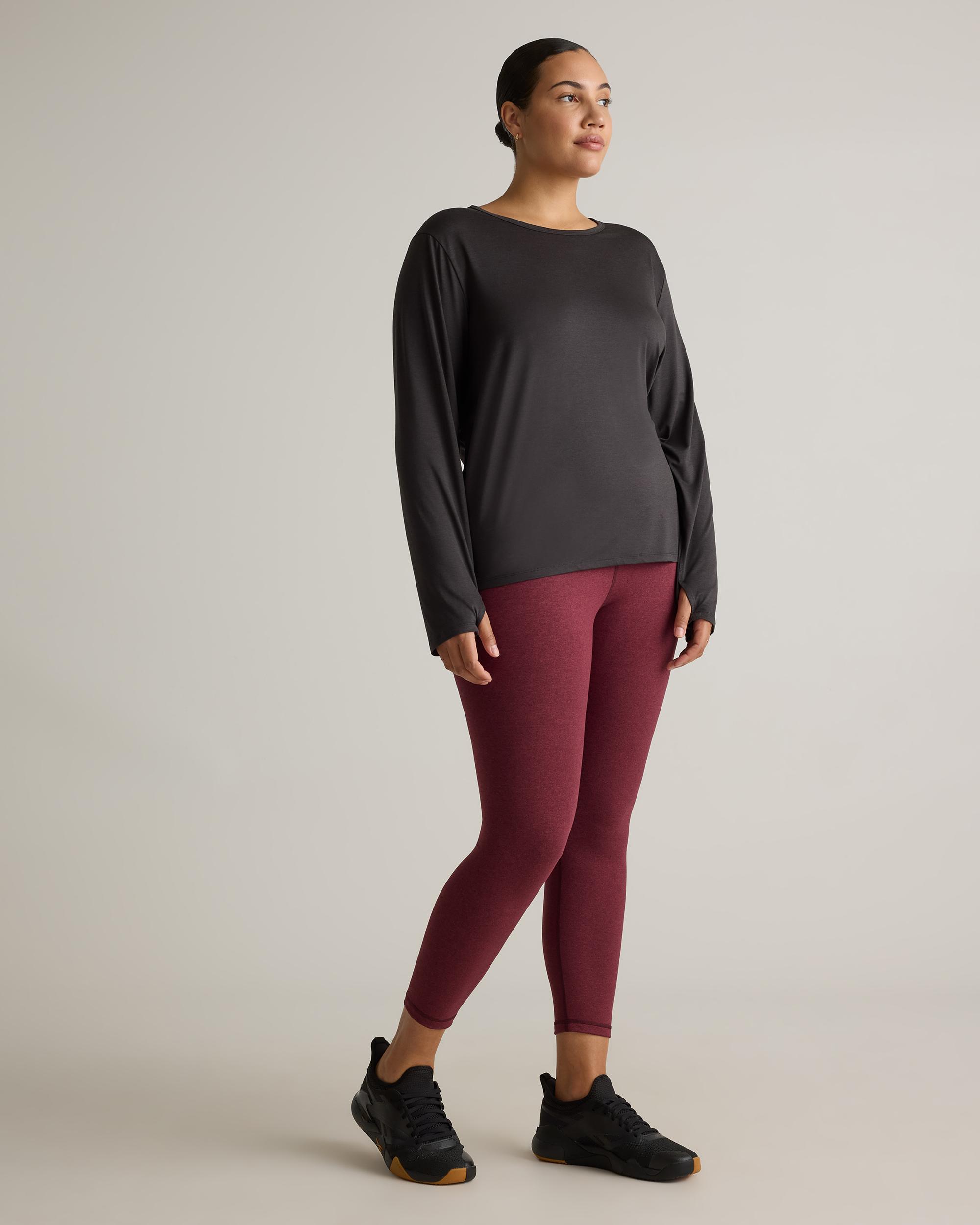 Quince | Women's Ultra-Soft High-Rise Legging Size XS, Recycled Polyester Product Image