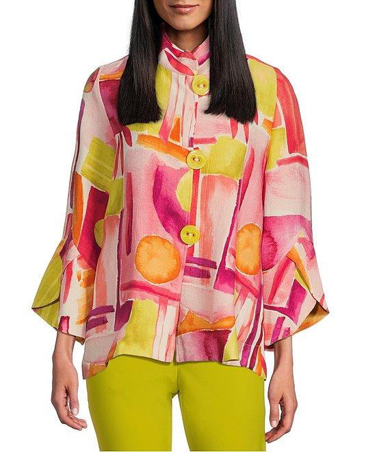 IC Collection Slim Stretch Knit Cropped Pants Product Image