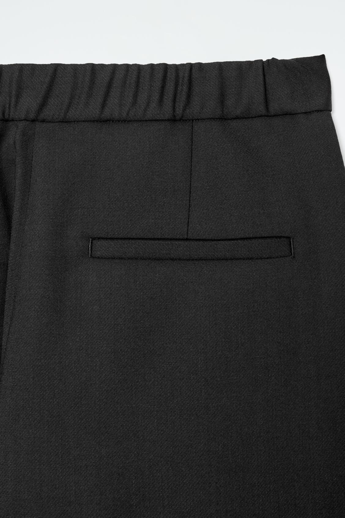 WOOL-BLEND WIDE-LEG PANTS Product Image