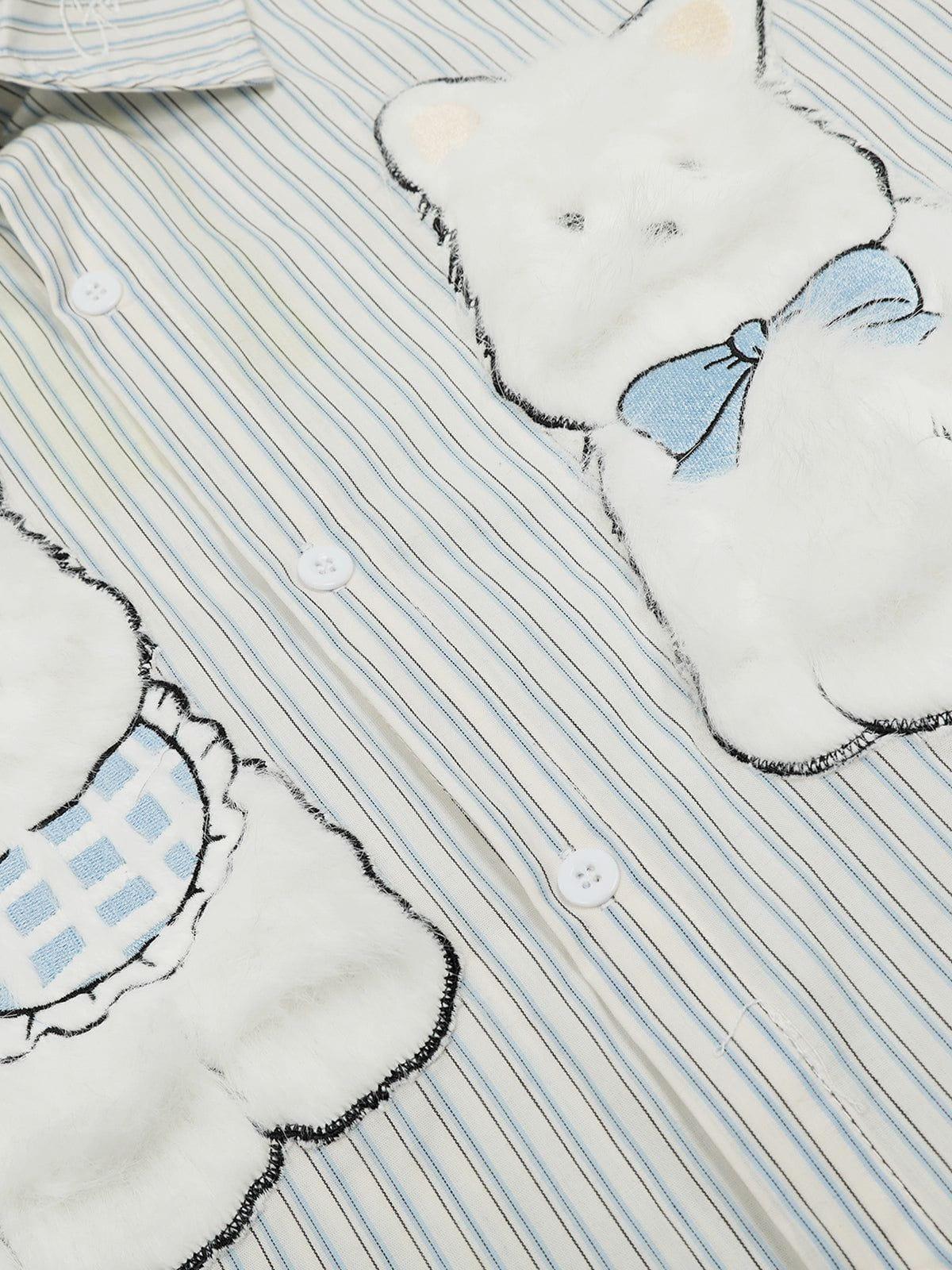 Aelfric Eden Stripe Puppy Graphic Shirt Product Image