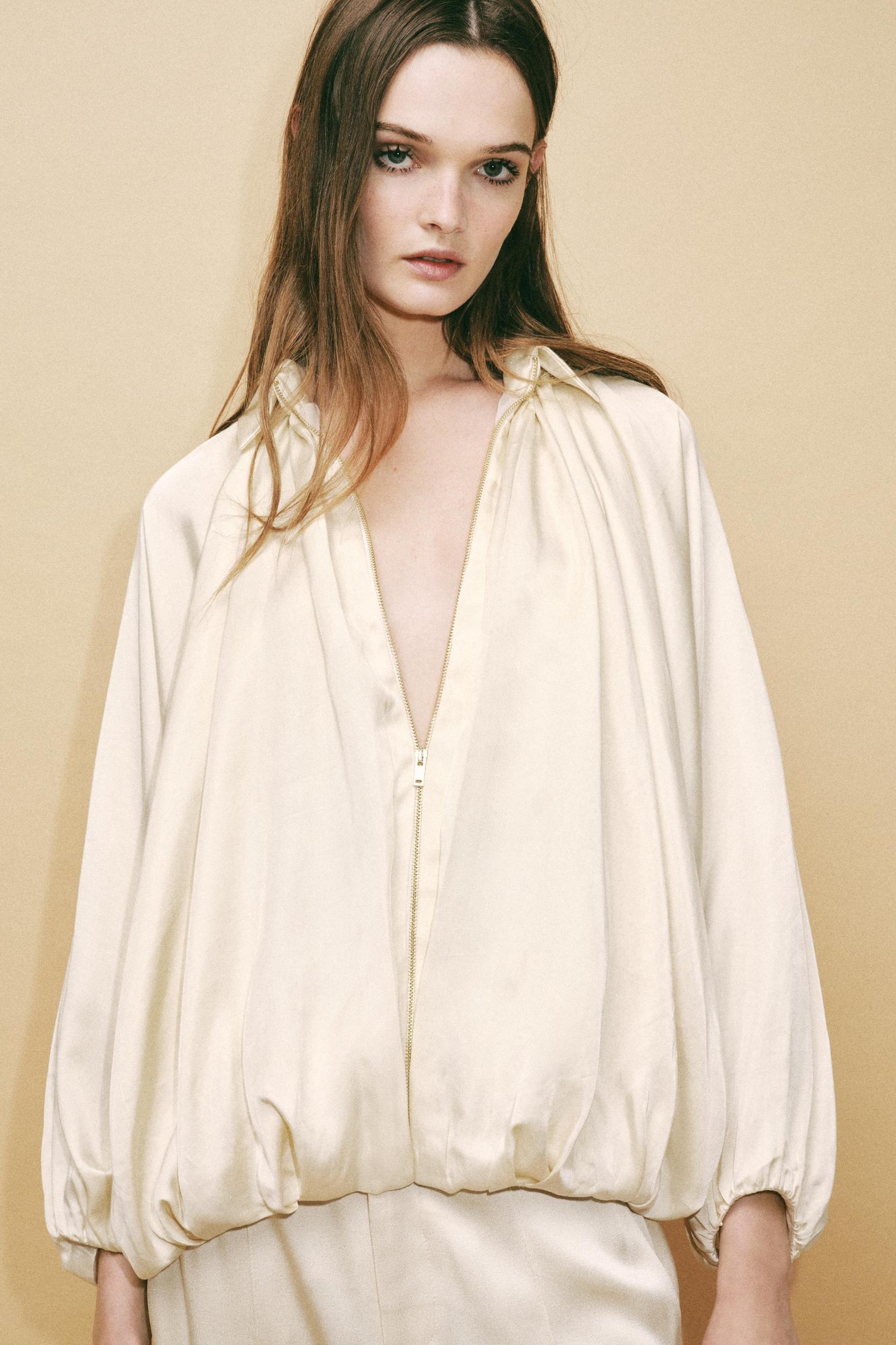 PUFFED BOMBER JACKET ZW COLLECTION Product Image