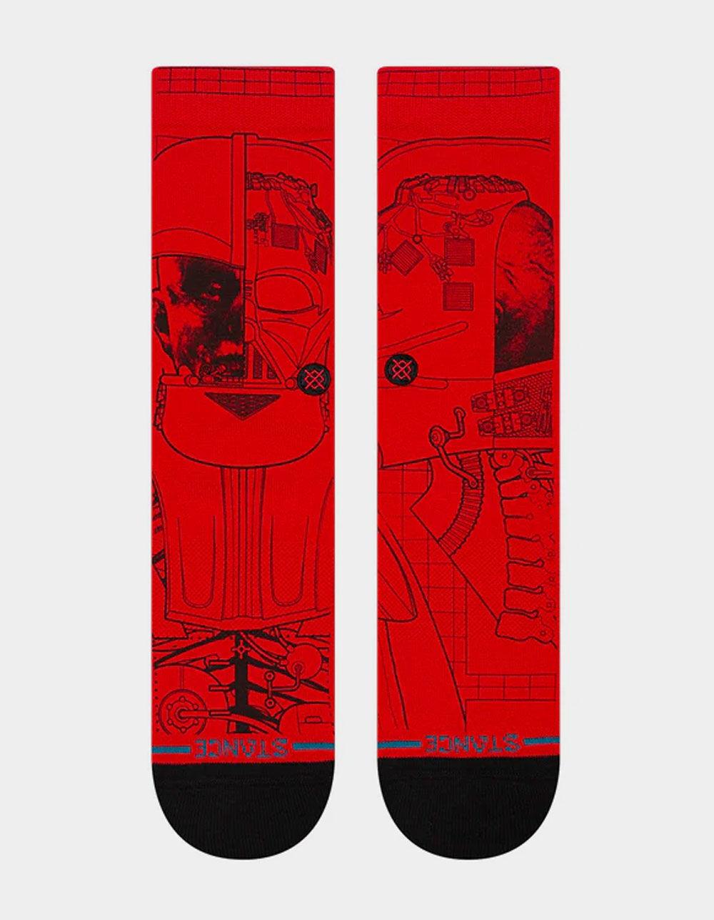 STANCE x Star Wars Vader Crew Socks - RED Product Image