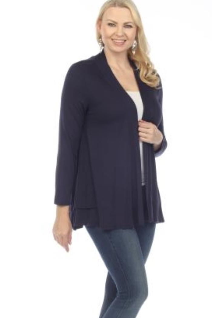 Navy Cardigan Product Image