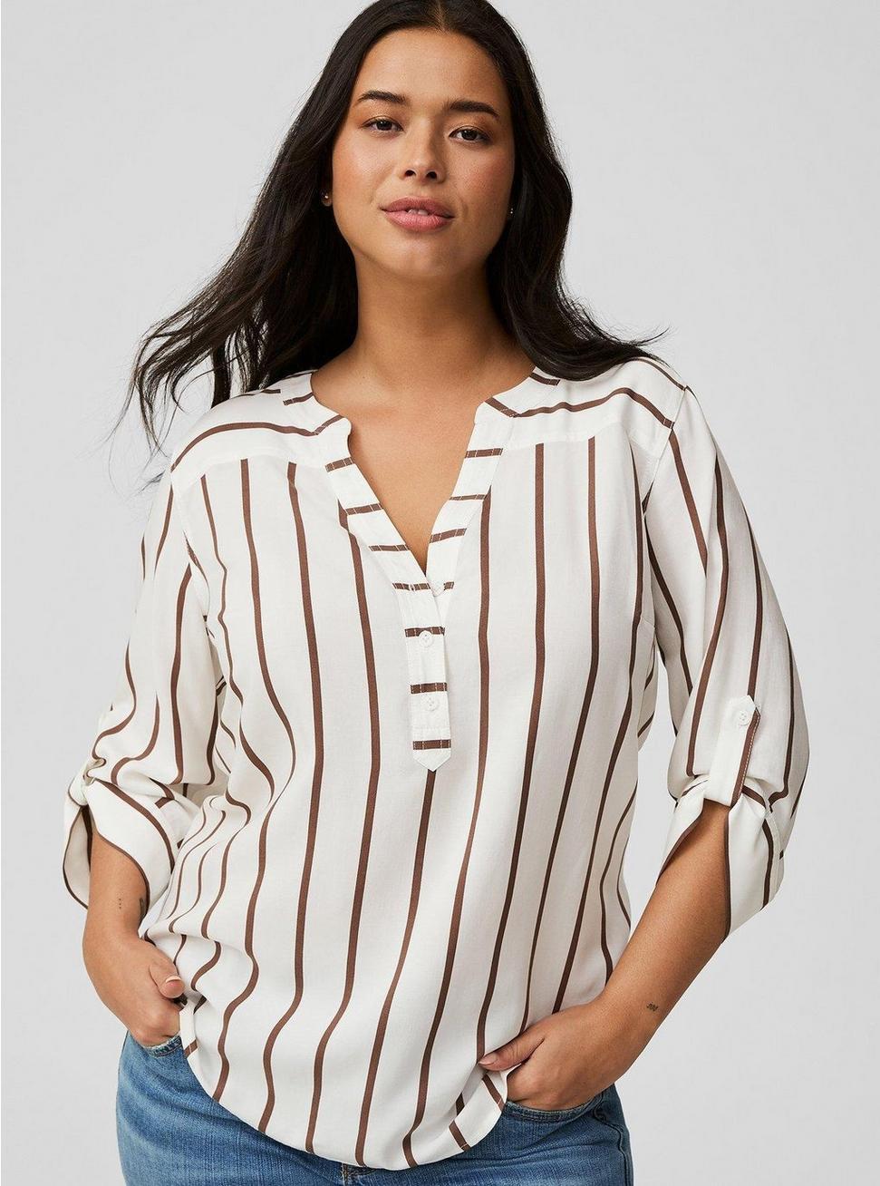 Harper 3/4 Sleeve Pullover Blouse Product Image