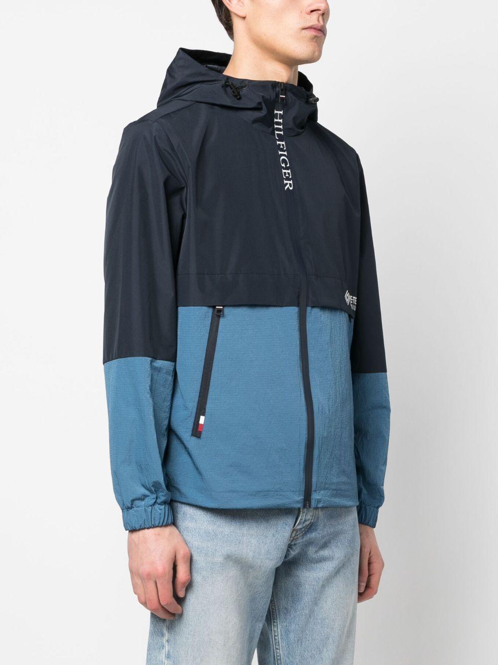 panelled-design hooded jacket Product Image