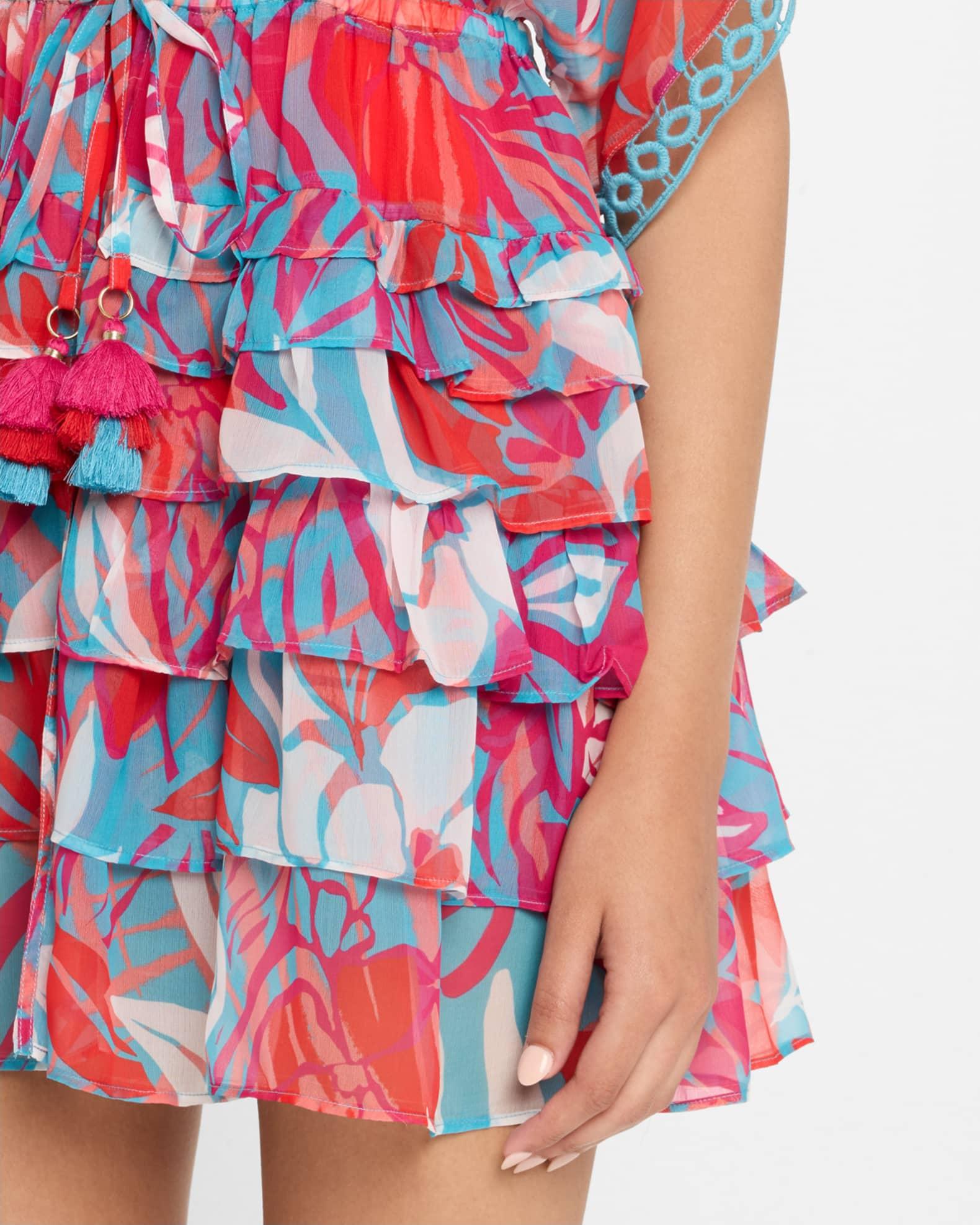 Marisa Tiered Mini Dress Product Image