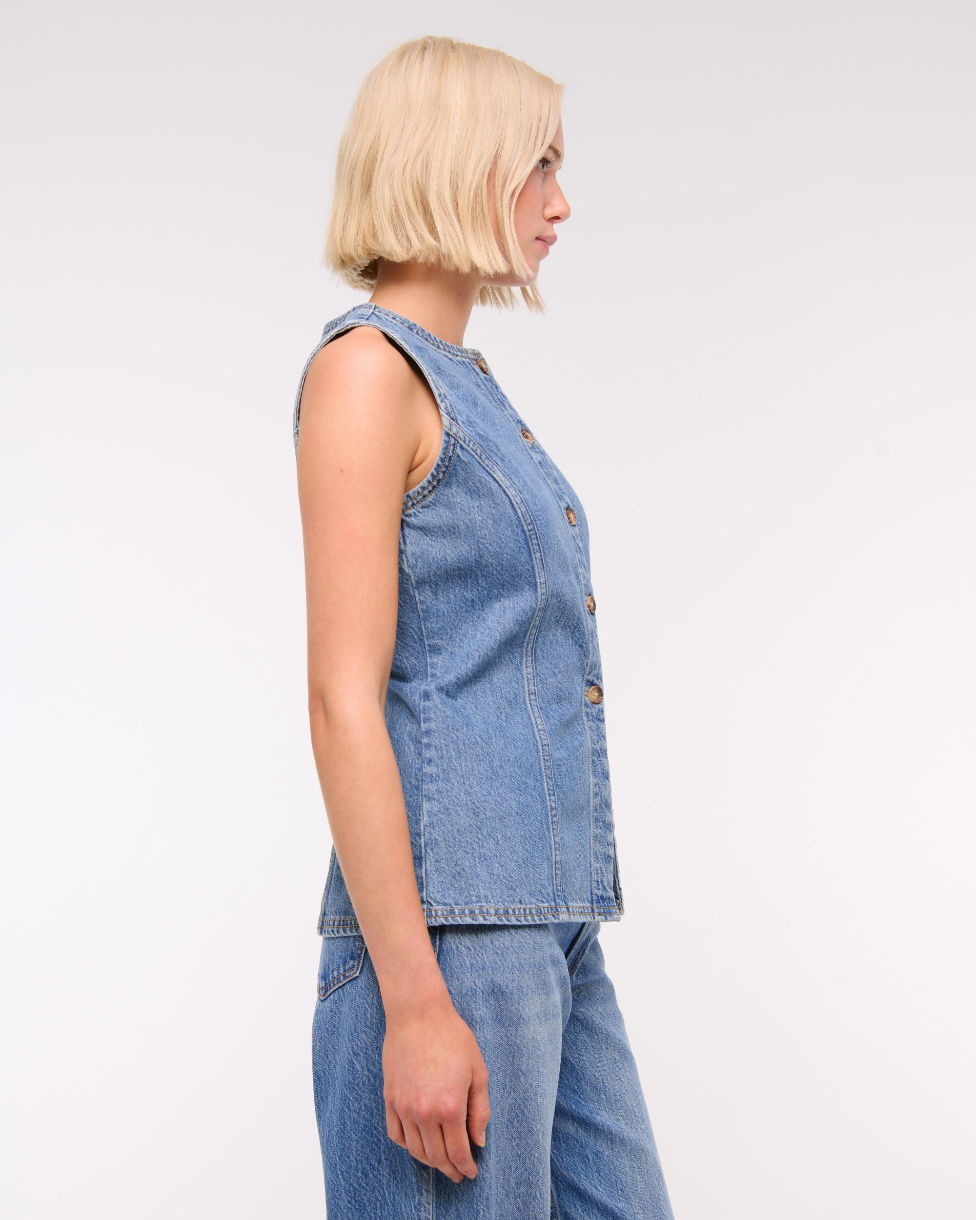 Denim Vest Product Image