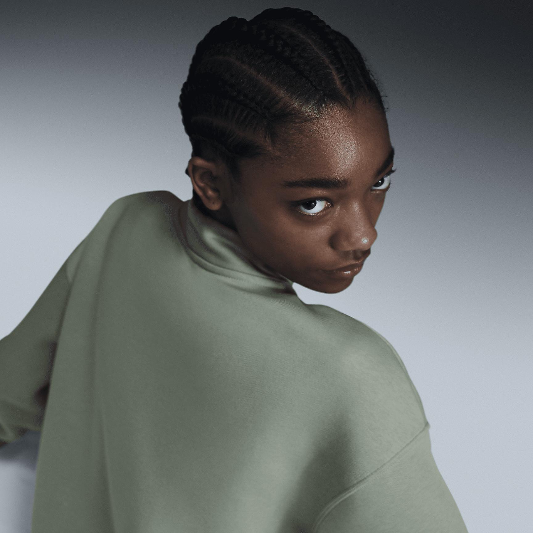 Nike Sportswear Phoenix Fleece Women's Oversized 1/4-Zip Logo Top Product Image