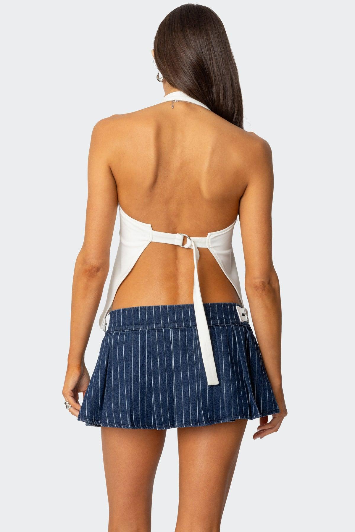 Yazi Backless Halter Top Product Image