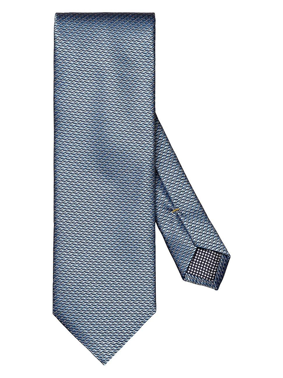 Mens Geometric Silk Tie Product Image