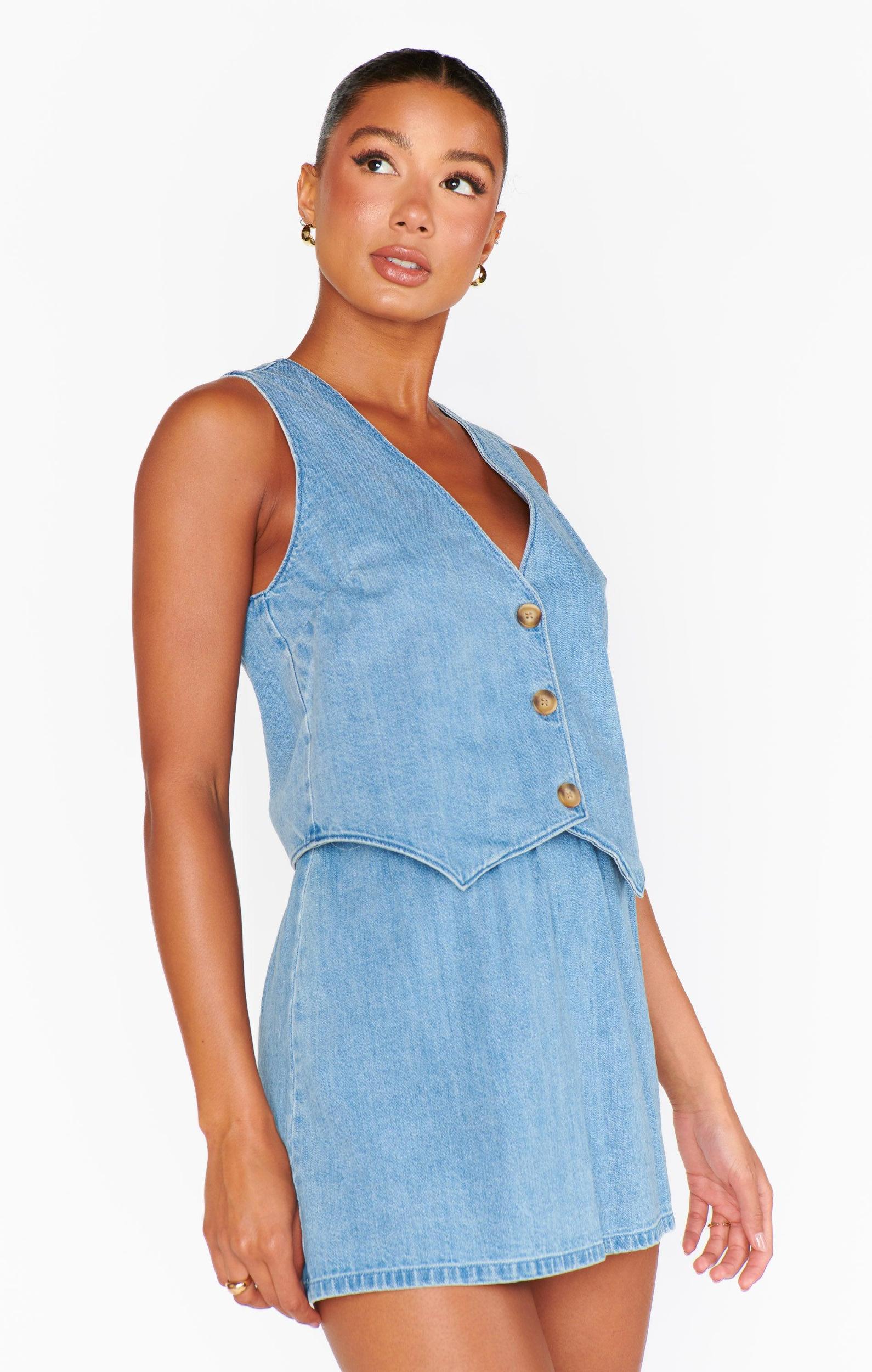 Vicky Vest Top ~ Saltwater Product Image