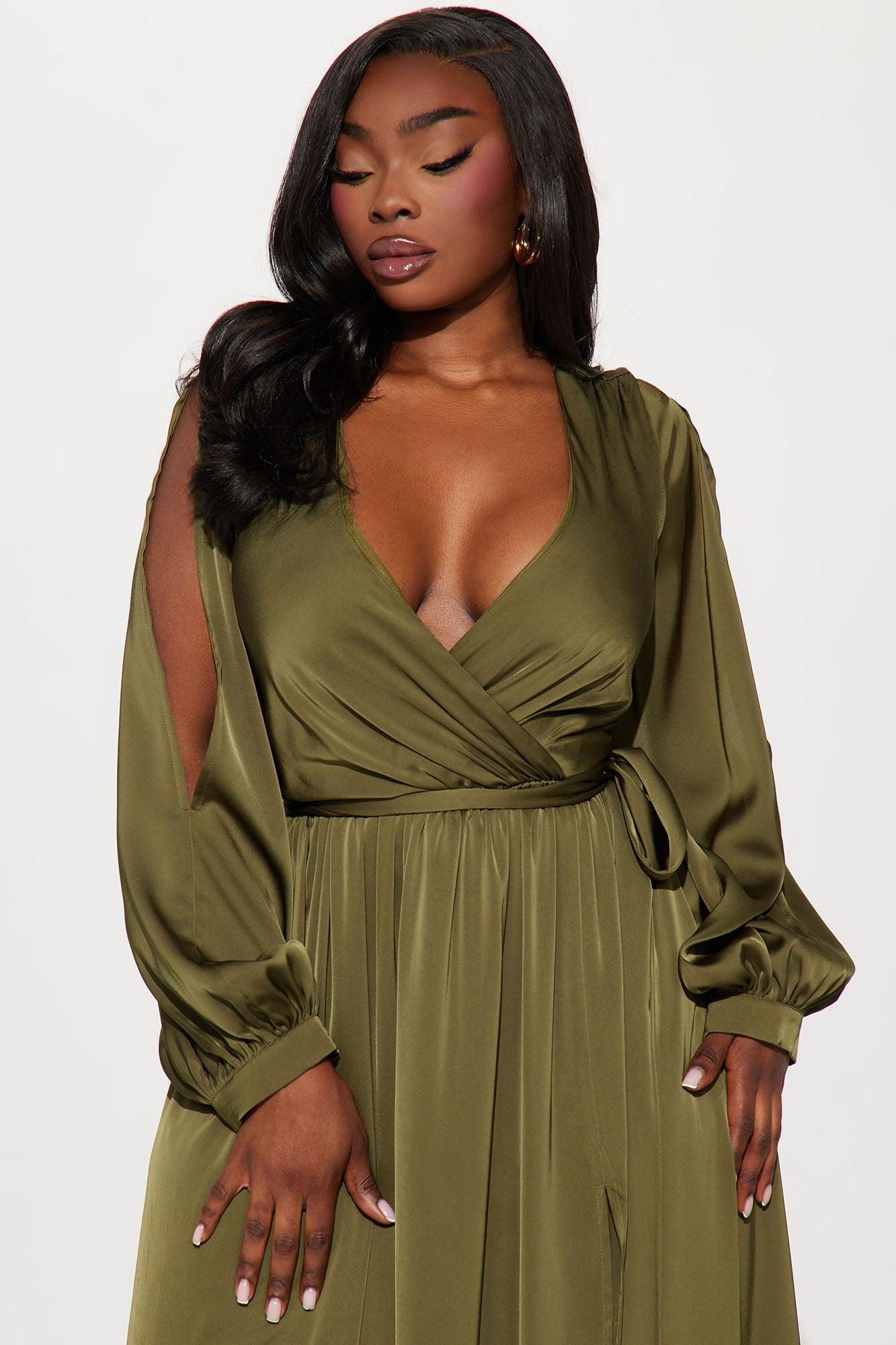 Belle Maxi Dress - Olive Product Image