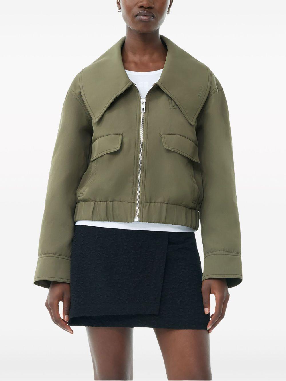 oversized collar jacket Product Image