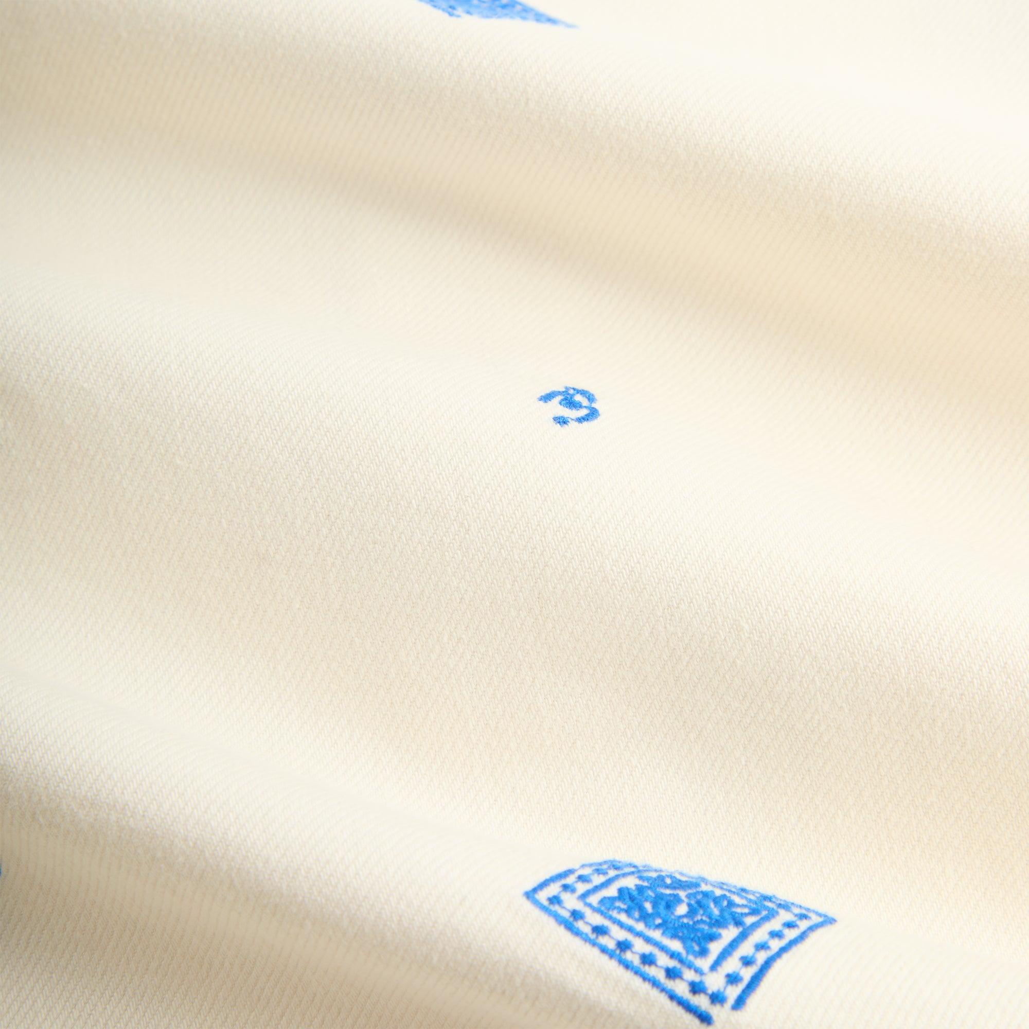 Kith Raw Hem Denim Apollo Shirt - Lake Male Product Image