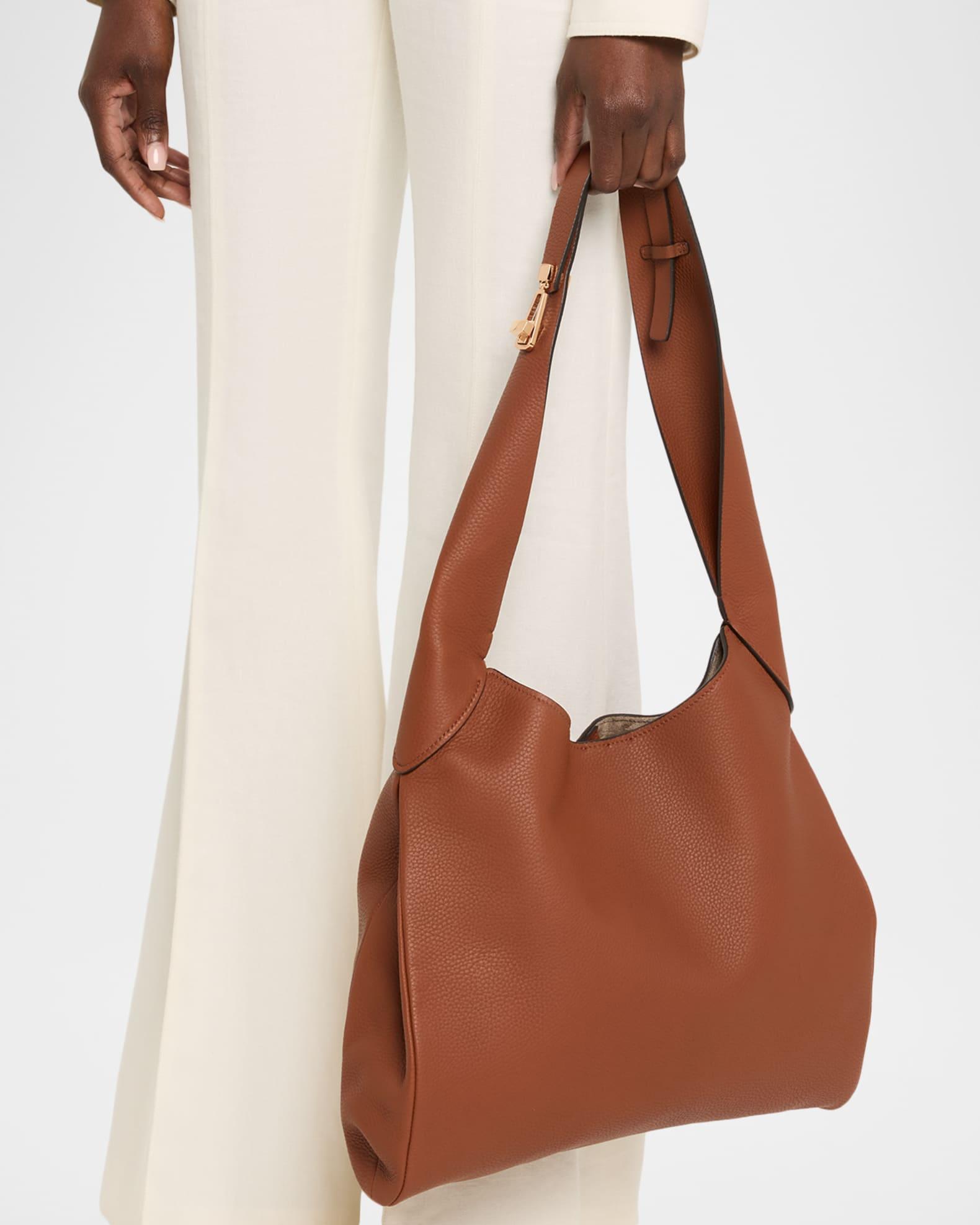 Small Supple Leather Hobo Bag Product Image