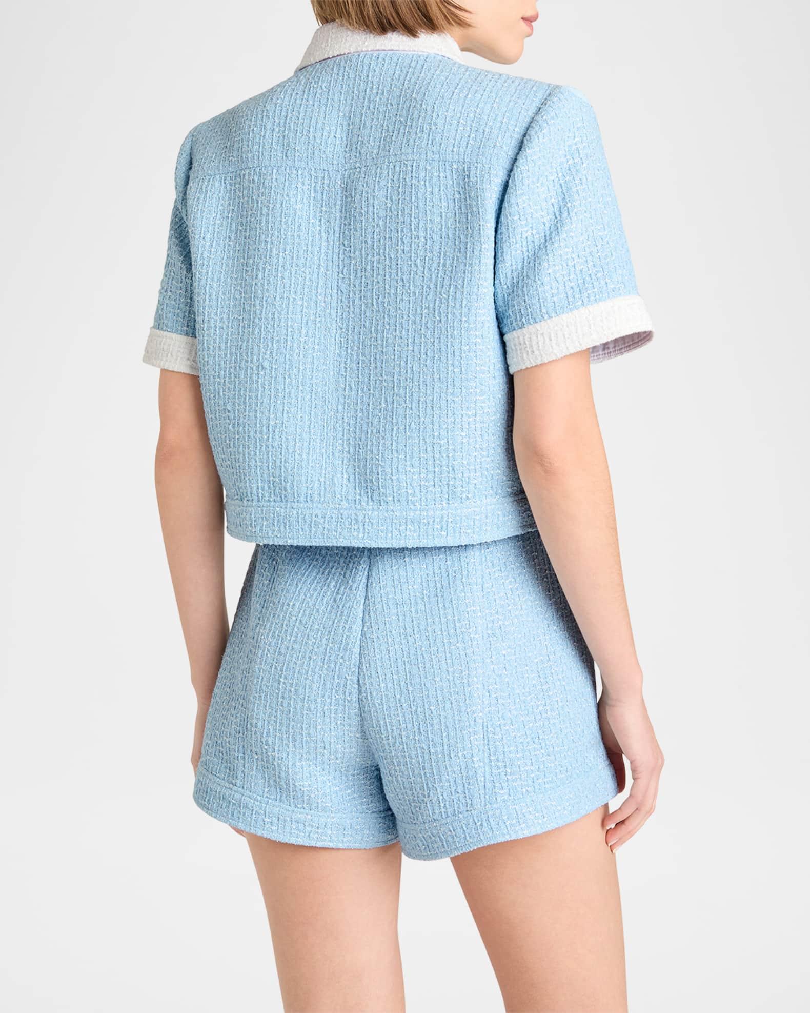 Nissy Short-Sleeve Tweed Jacket Product Image