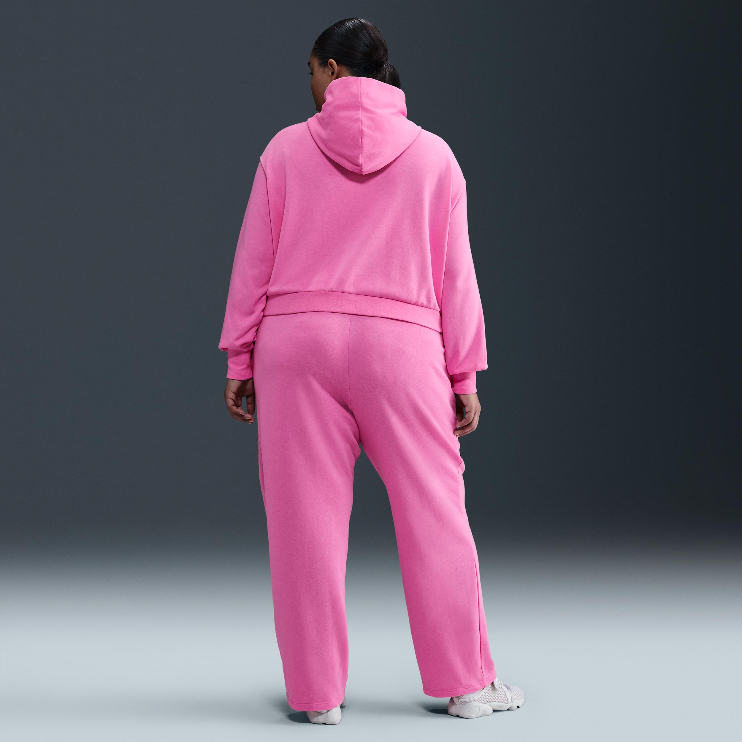 Nike Sportswear Chill Terry Women's Mid-Rise French Terry Open-Hem Sweatpants (Plus Size) Product Image
