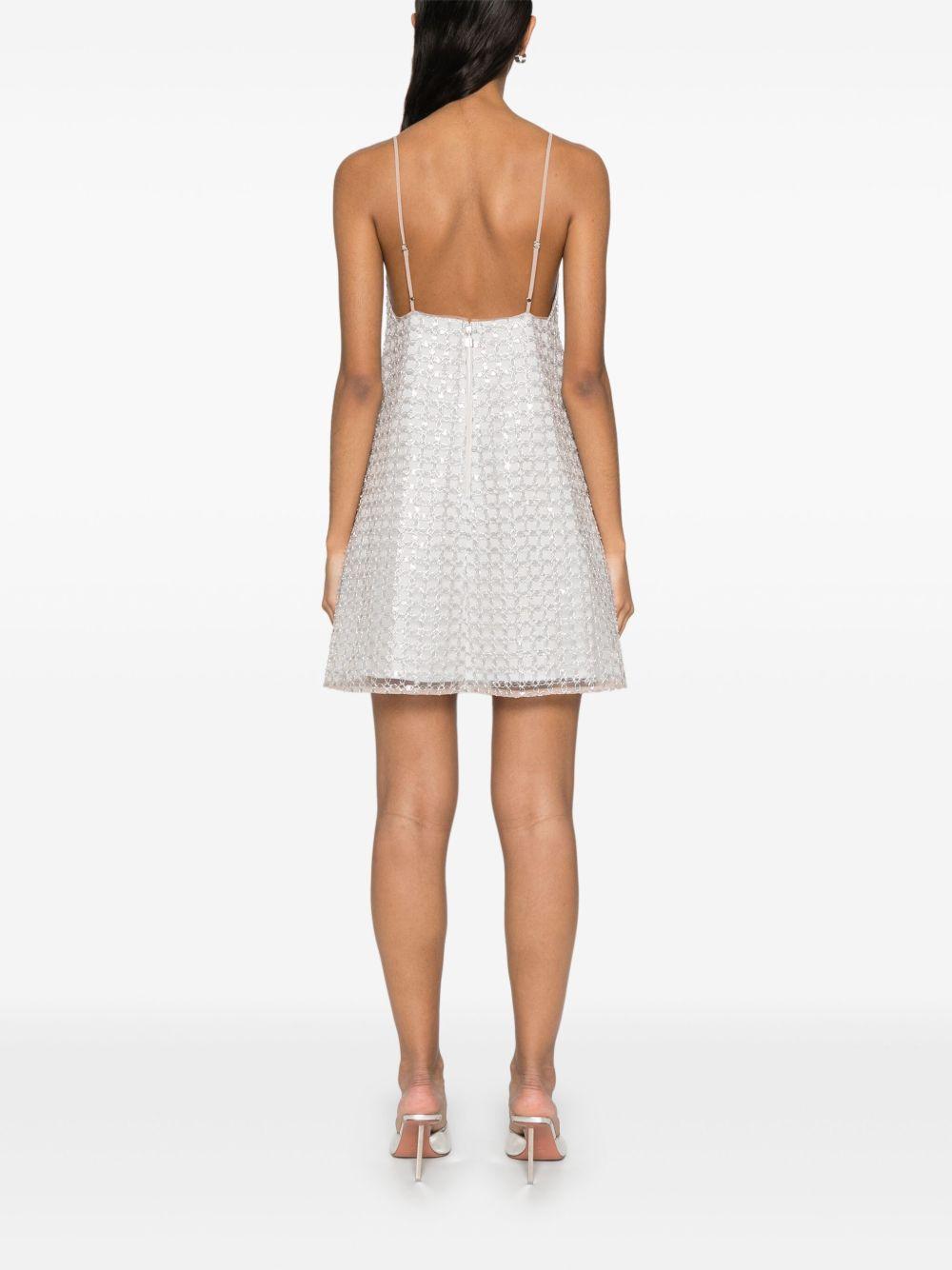 beaded A-line mini dress Product Image