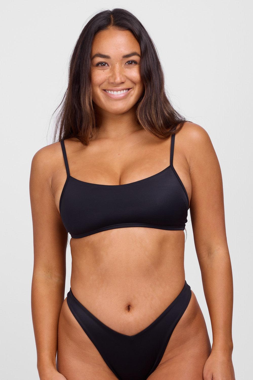 Delphine Bikini Top - Black Female Product Image