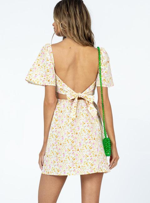 Summer Nights Mini Dress Floral Product Image