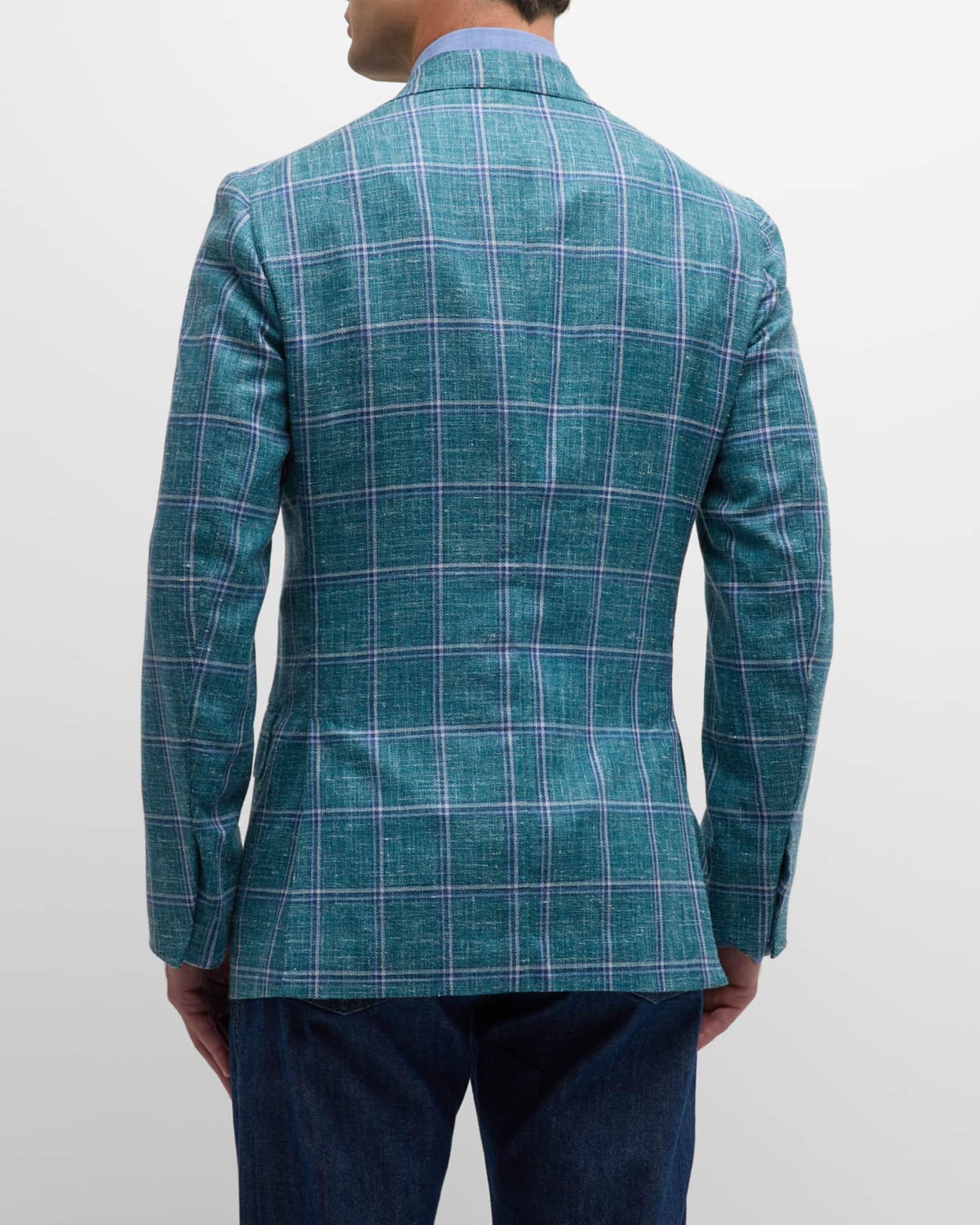 Men's Windowpane Wool-Blend Sport Coat Product Image