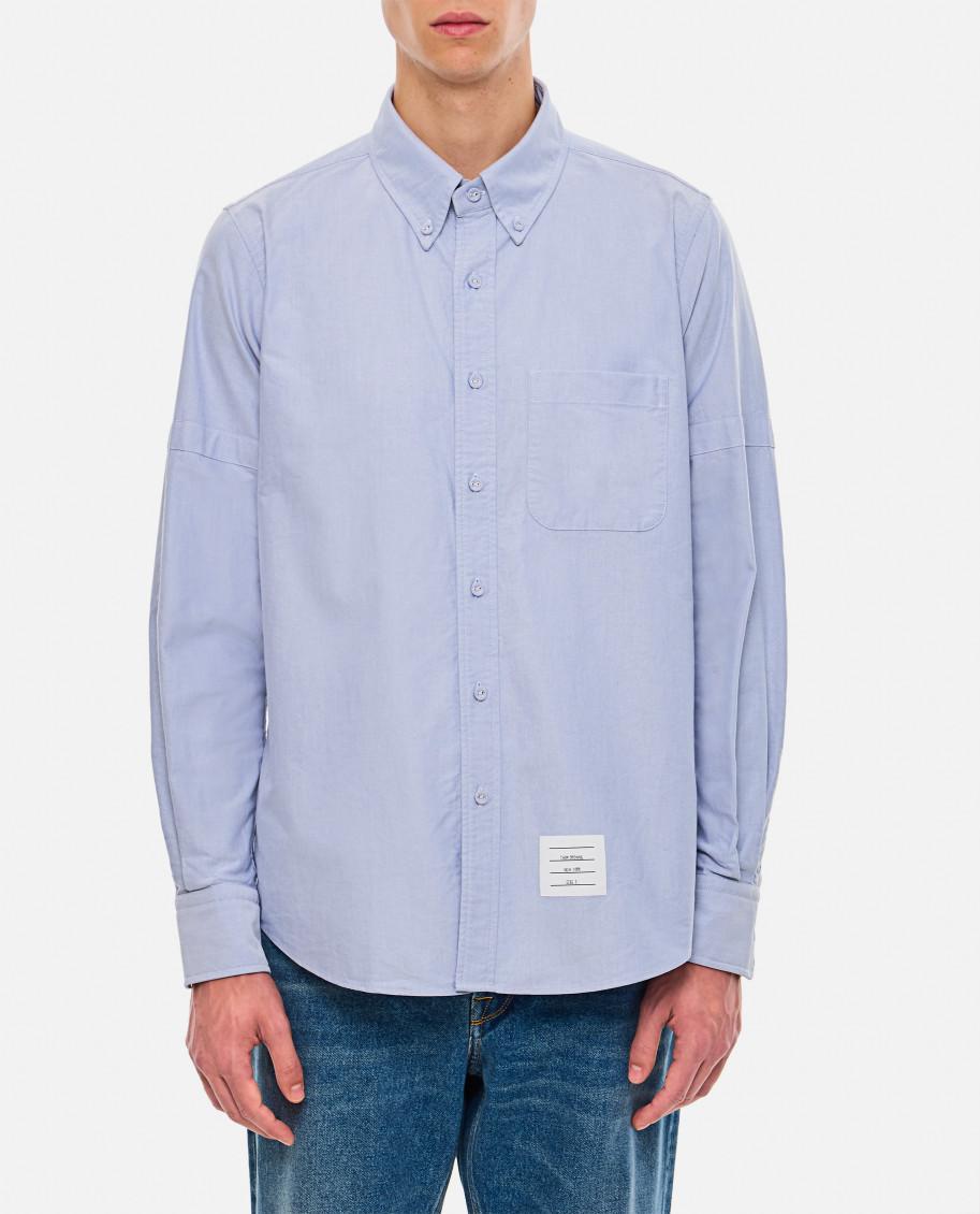 Thom Browne Men's Classic Fit Cotton Button-Down Shirt Product Image