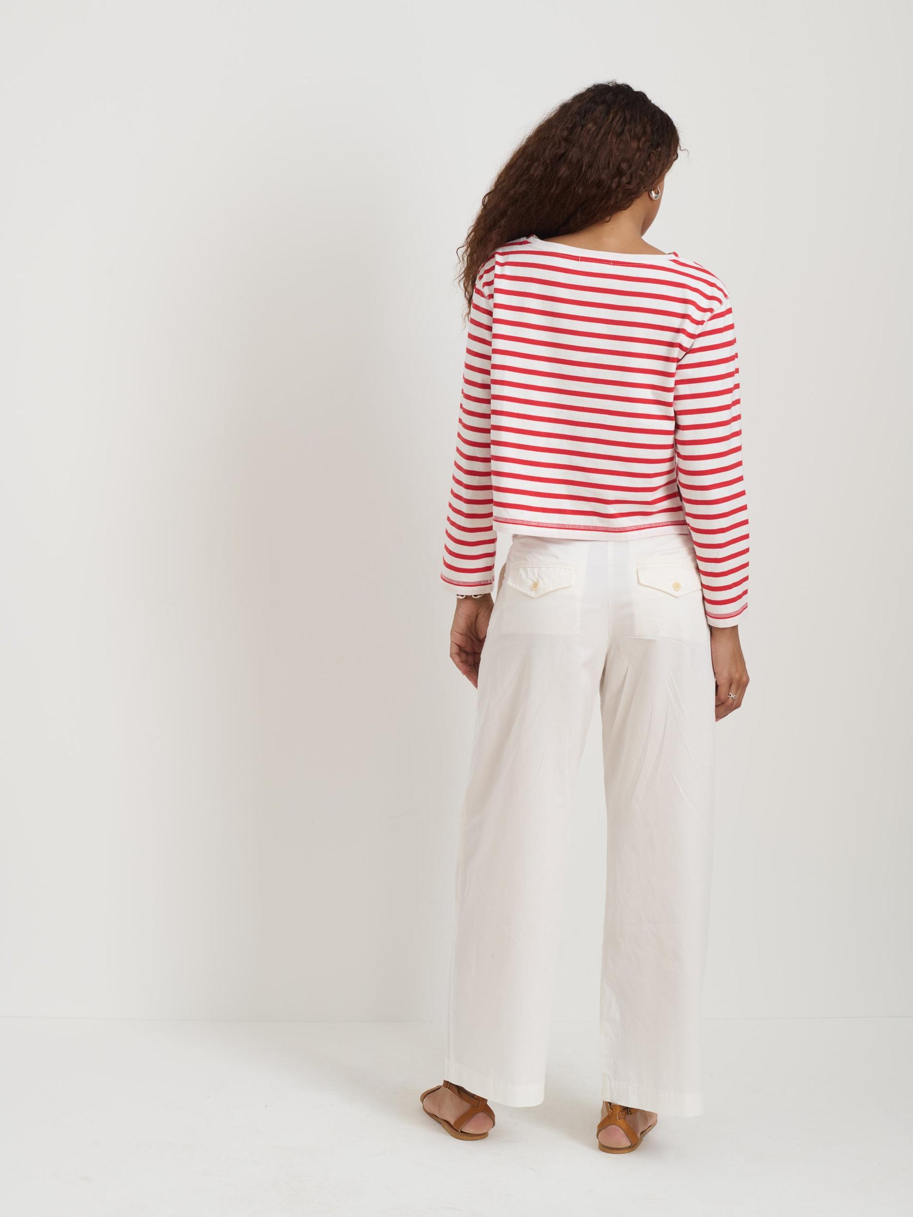 Marseille Striped Boatneck Tee In Cotton Product Image