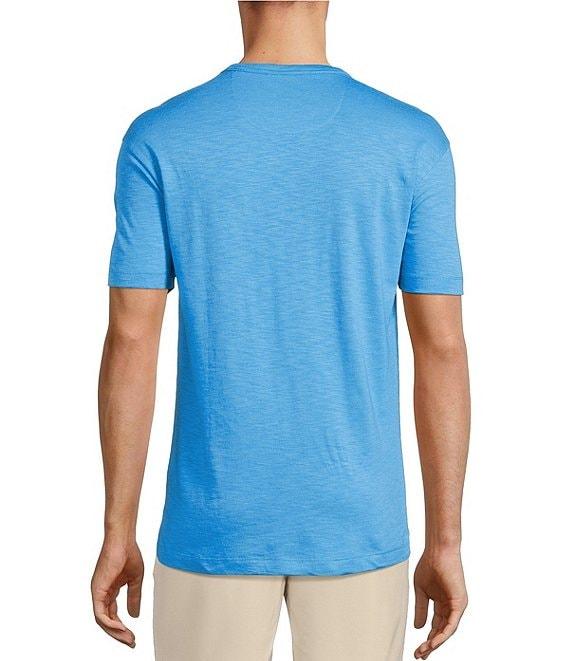 Caribbean Solid Short Sleeve Slub T-Shirt Product Image
