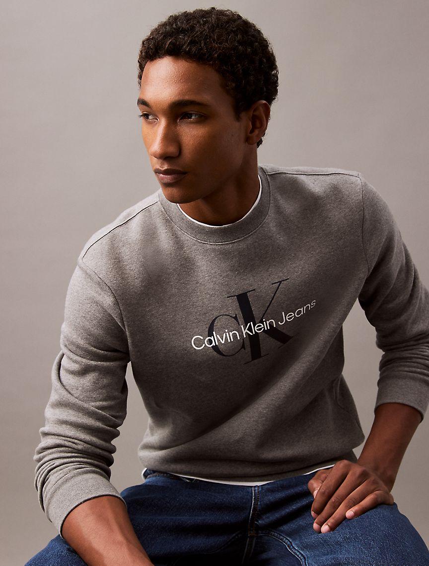 Monologo Fleece Crewneck Sweatshirt Product Image
