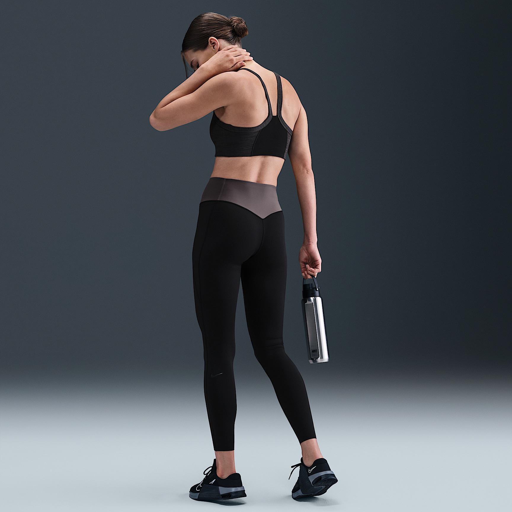 Nike Womens Universa High-Waisted 7/8 Leggings with No Front Seam | HQ6813-011 Product Image