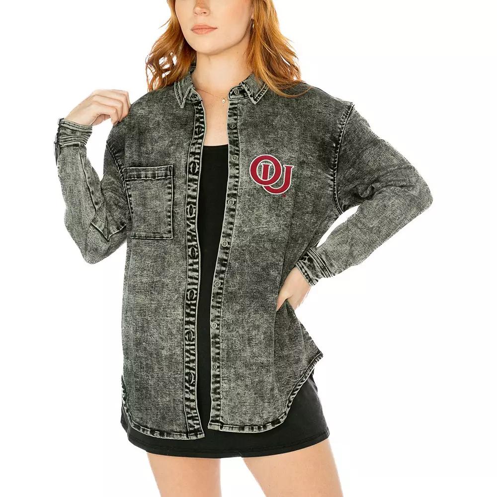 Women's Gameday Couture Charcoal Oklahoma Sooners Multi-Hit Tri-Blend Over Product Image