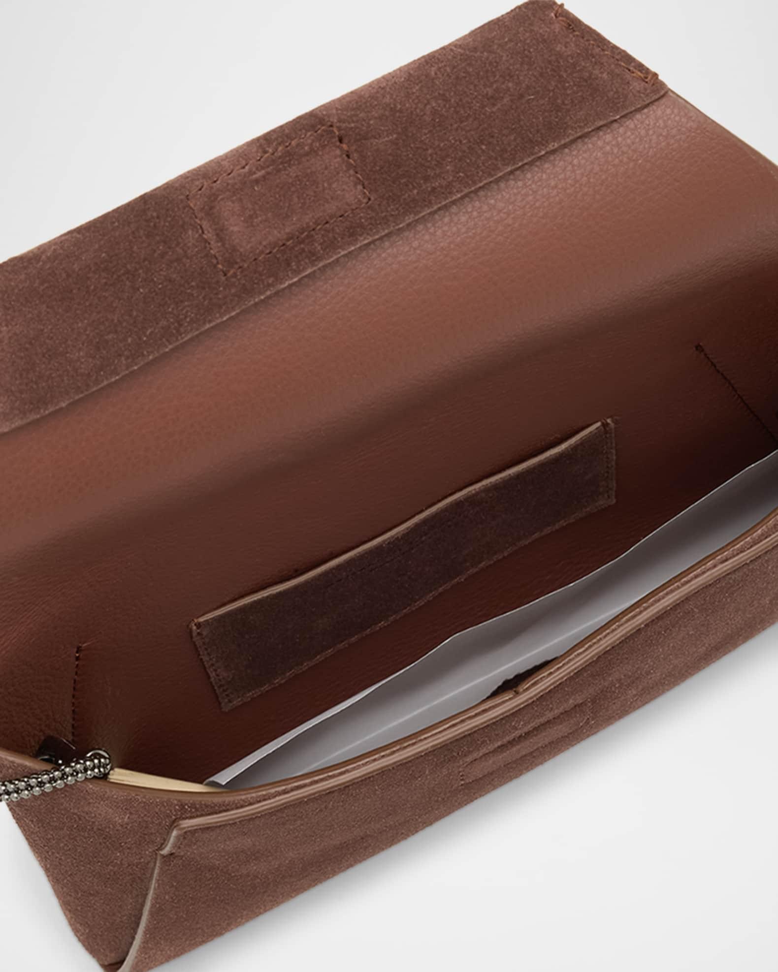 Duo Monili Suede Pouchette Crossbody Bag Product Image