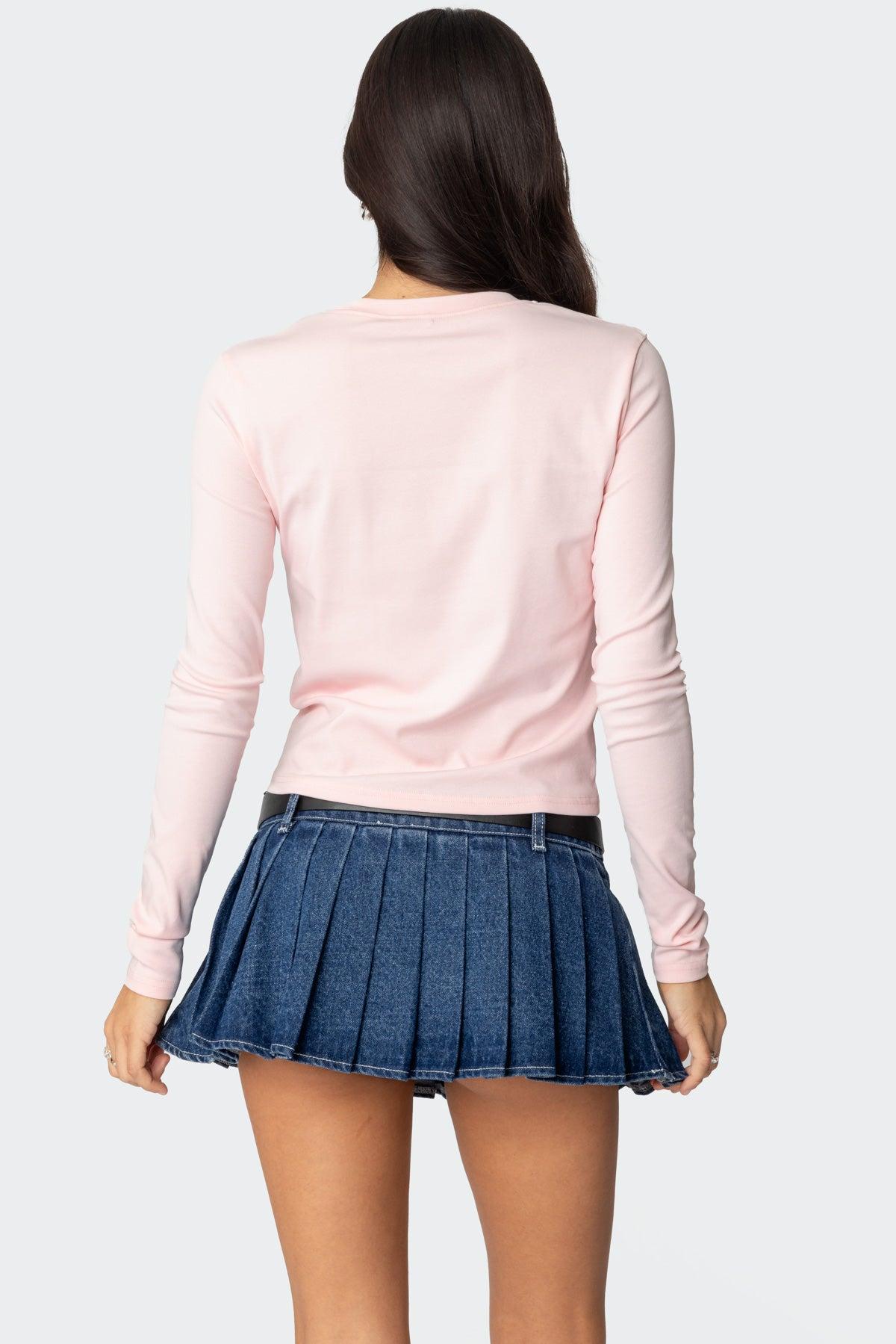 Bambi Bow Long Sleeve Top Product Image