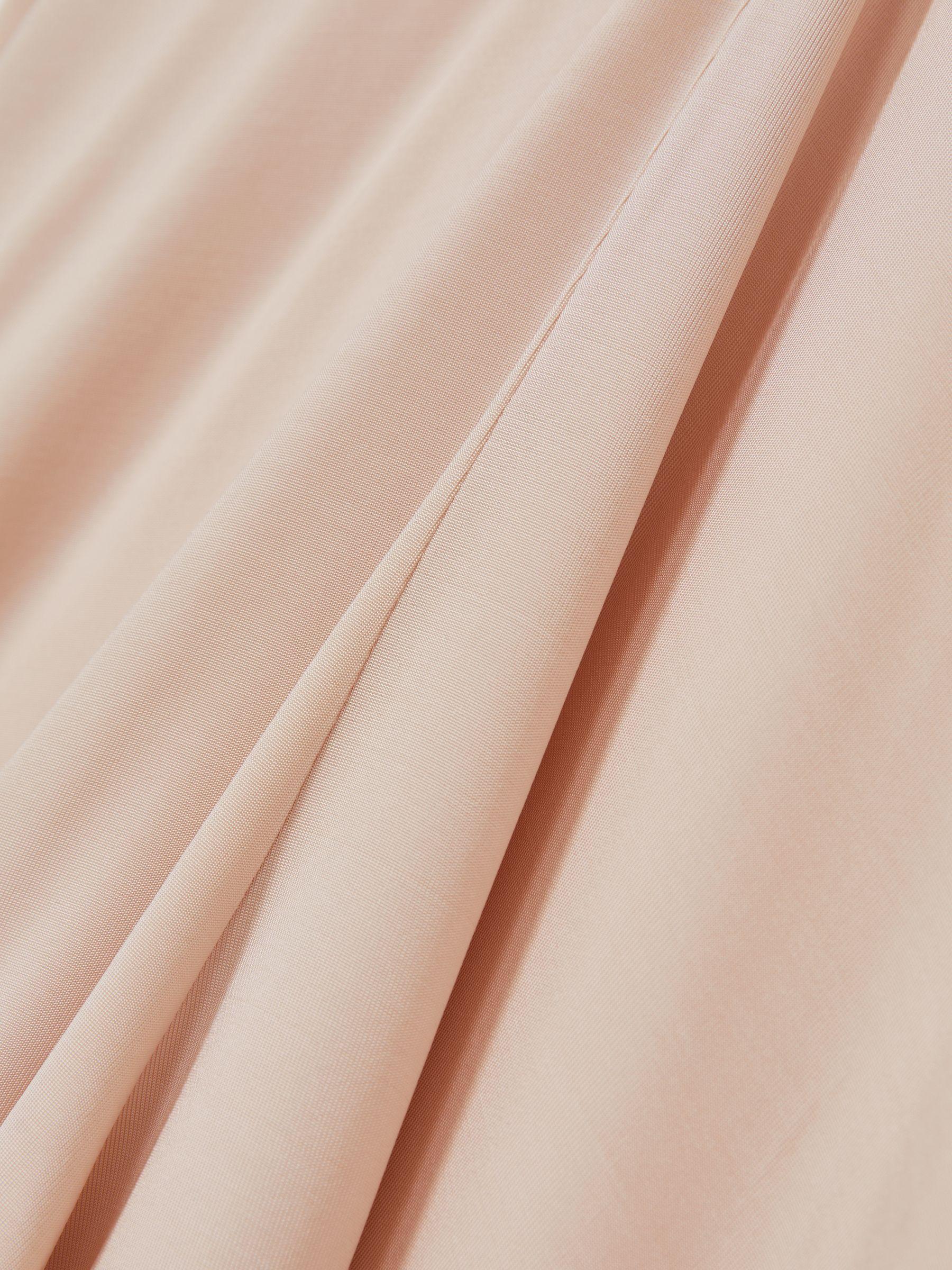 Draped V-Neck Sleeveless Top in Pink Product Image