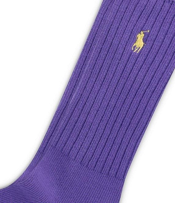 Polo Ralph Lauren Cotton Rib Single Crew Socks Product Image