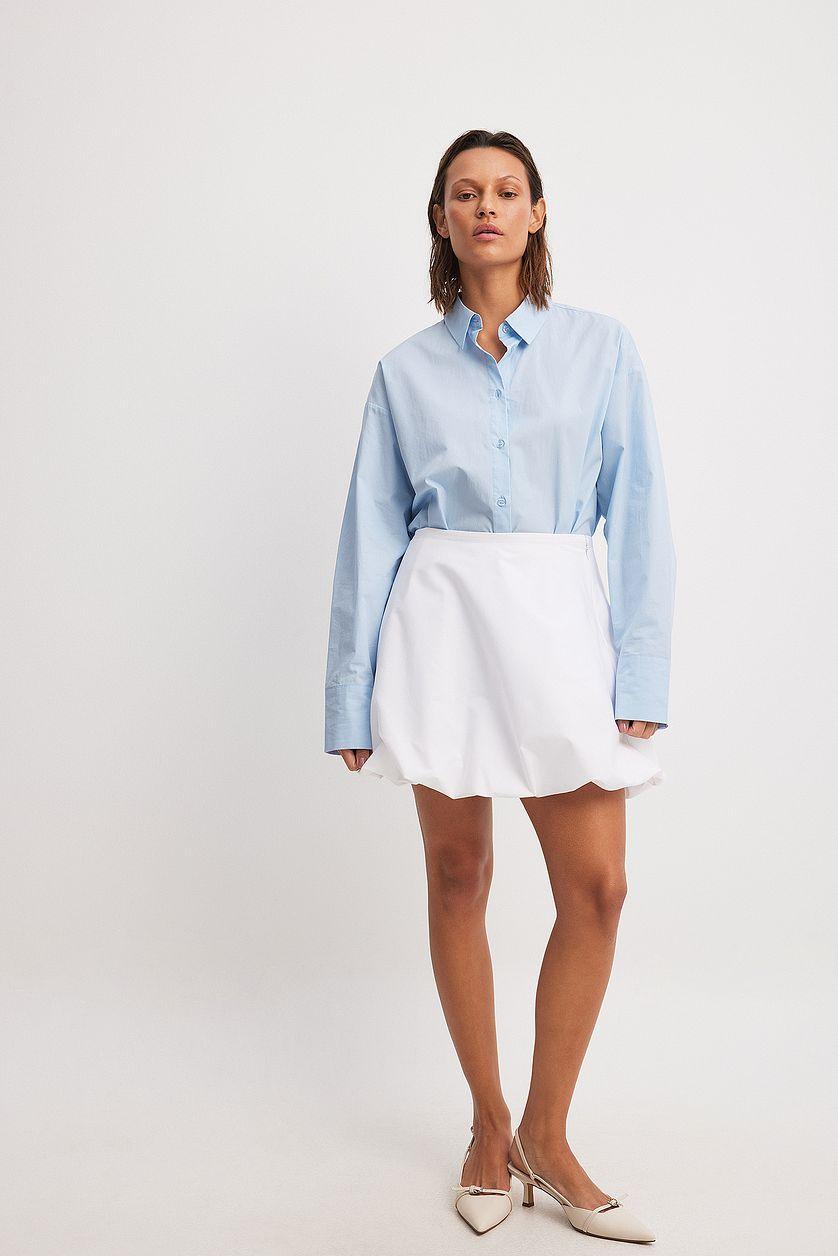 Ballon Hem Mini Skirt Product Image