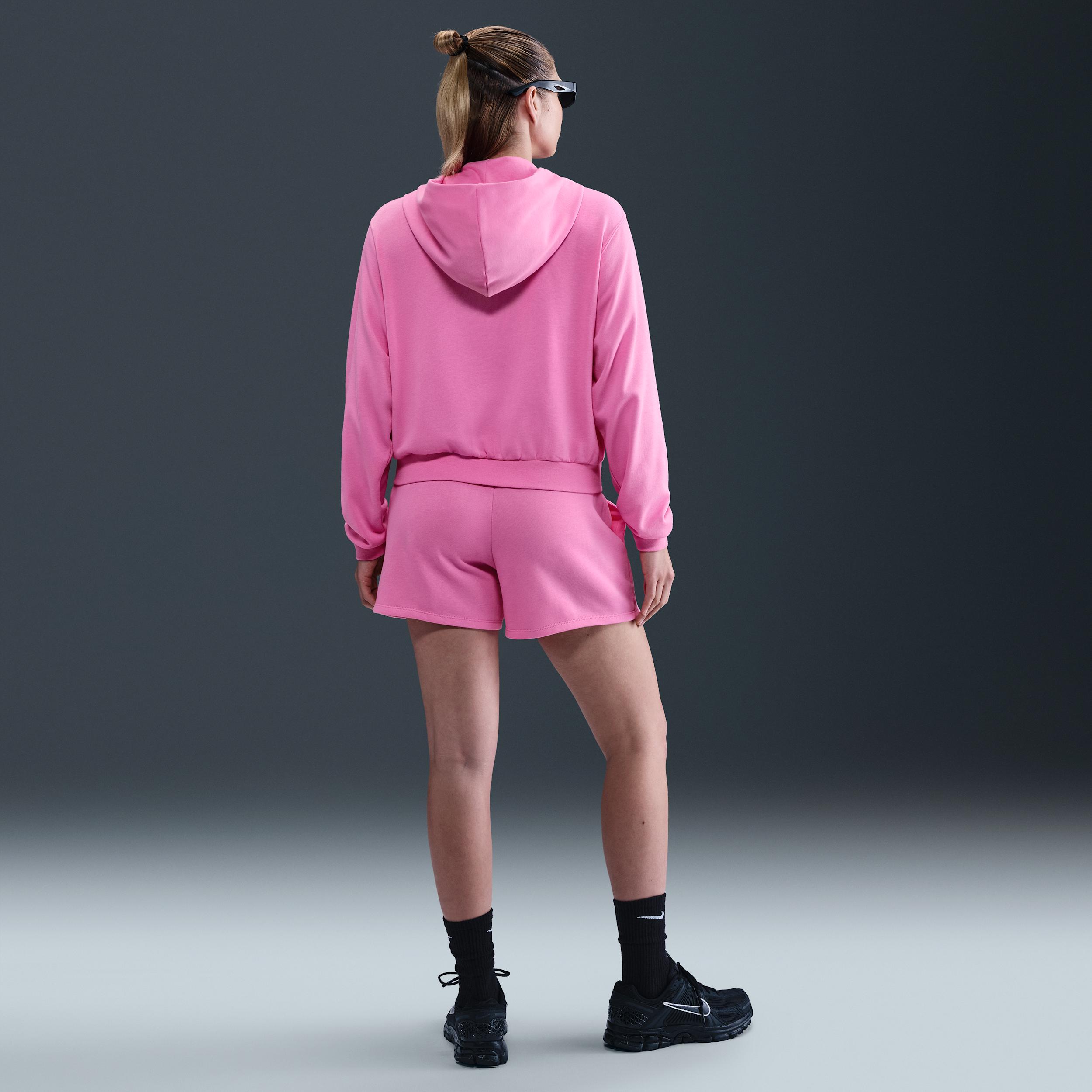 Womens Nike Sportswear Chill Terry Loose Full-Zip French Terry Hoodie | FN2415-675 Product Image
