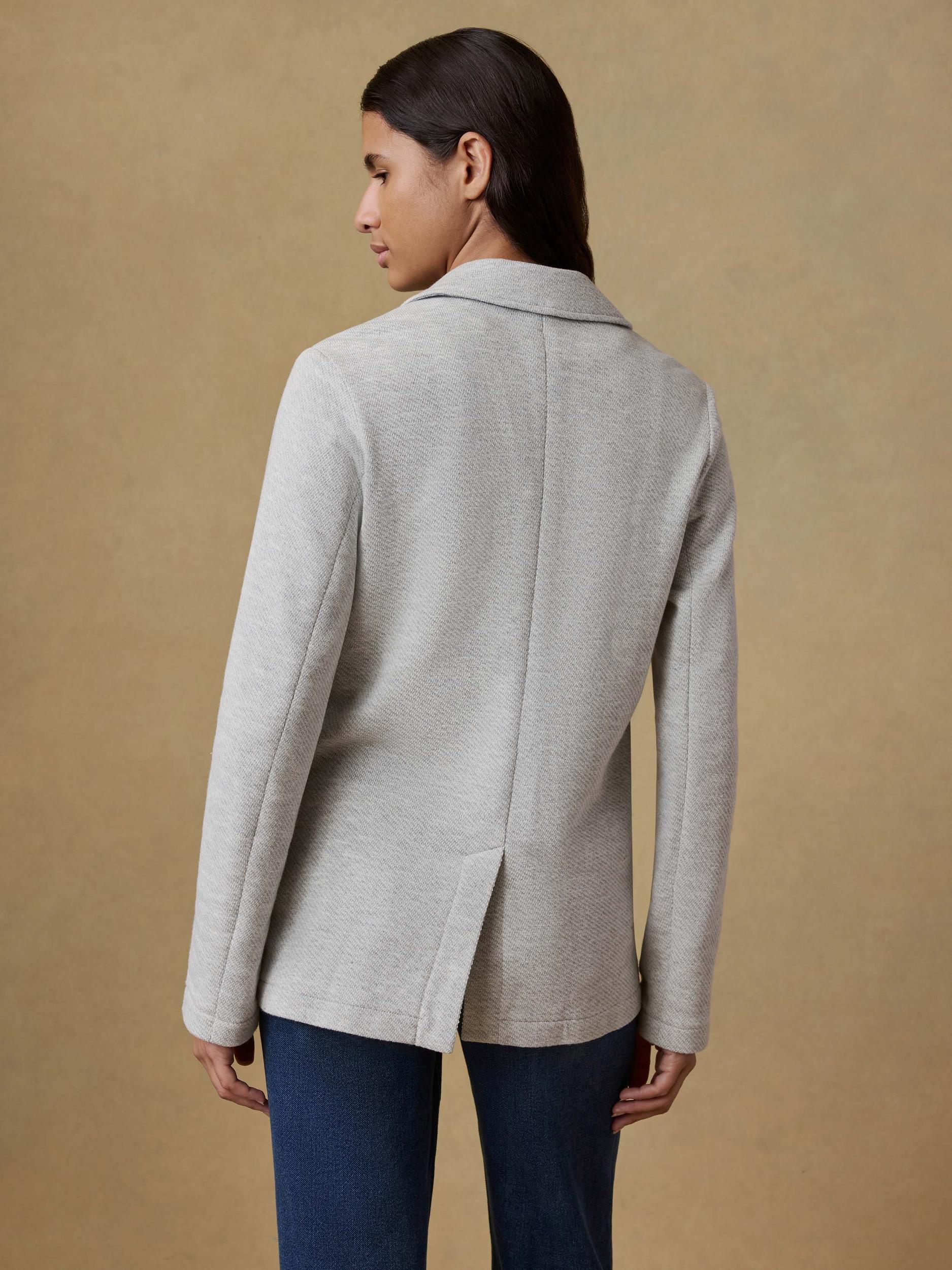 Inlet Knit Blazer - Heather Grey Female Product Image