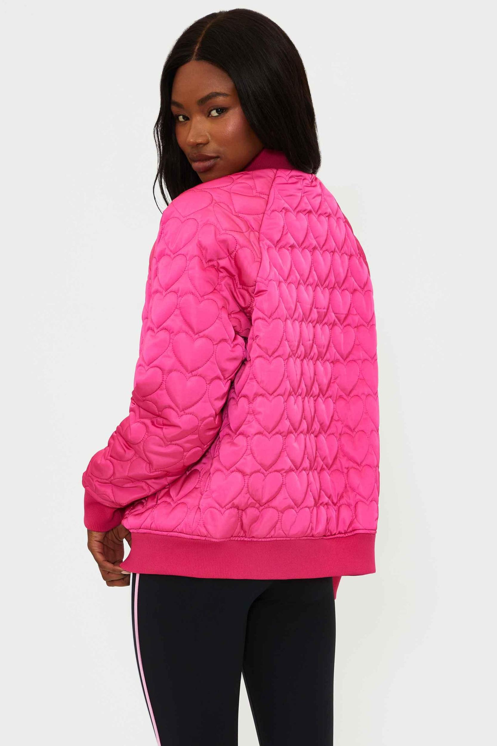 Flight Jacket Fuchsia Heart Product Image
