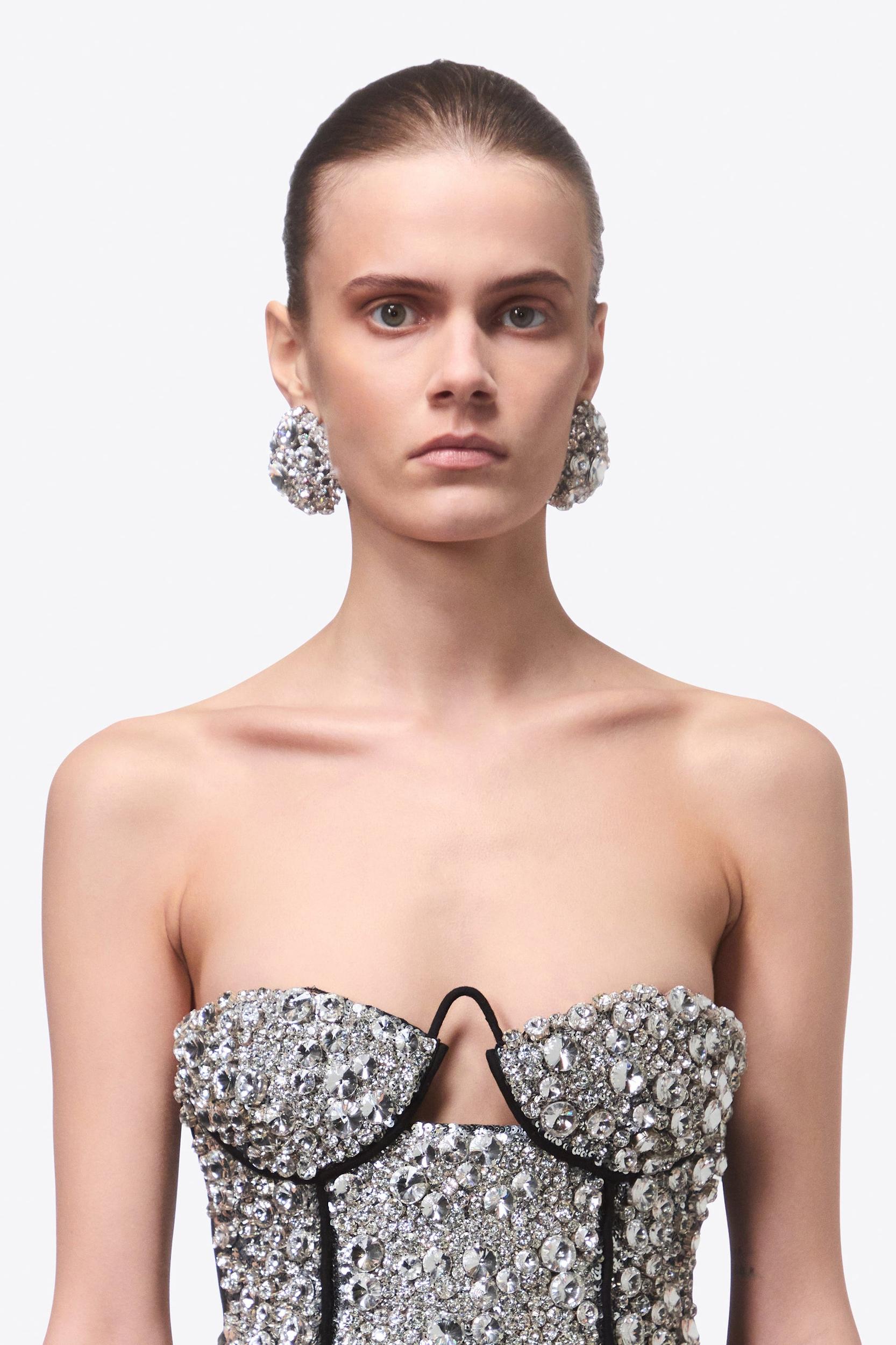 Crystal Cluster Earrings Product Image