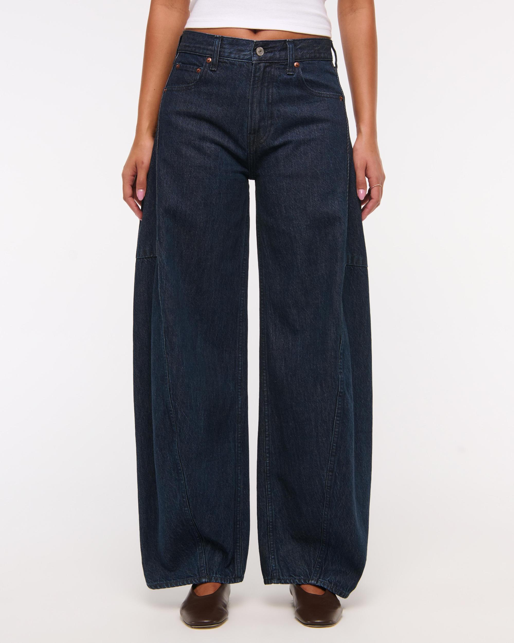 Mid Rise Ultra Barrel Jean Product Image