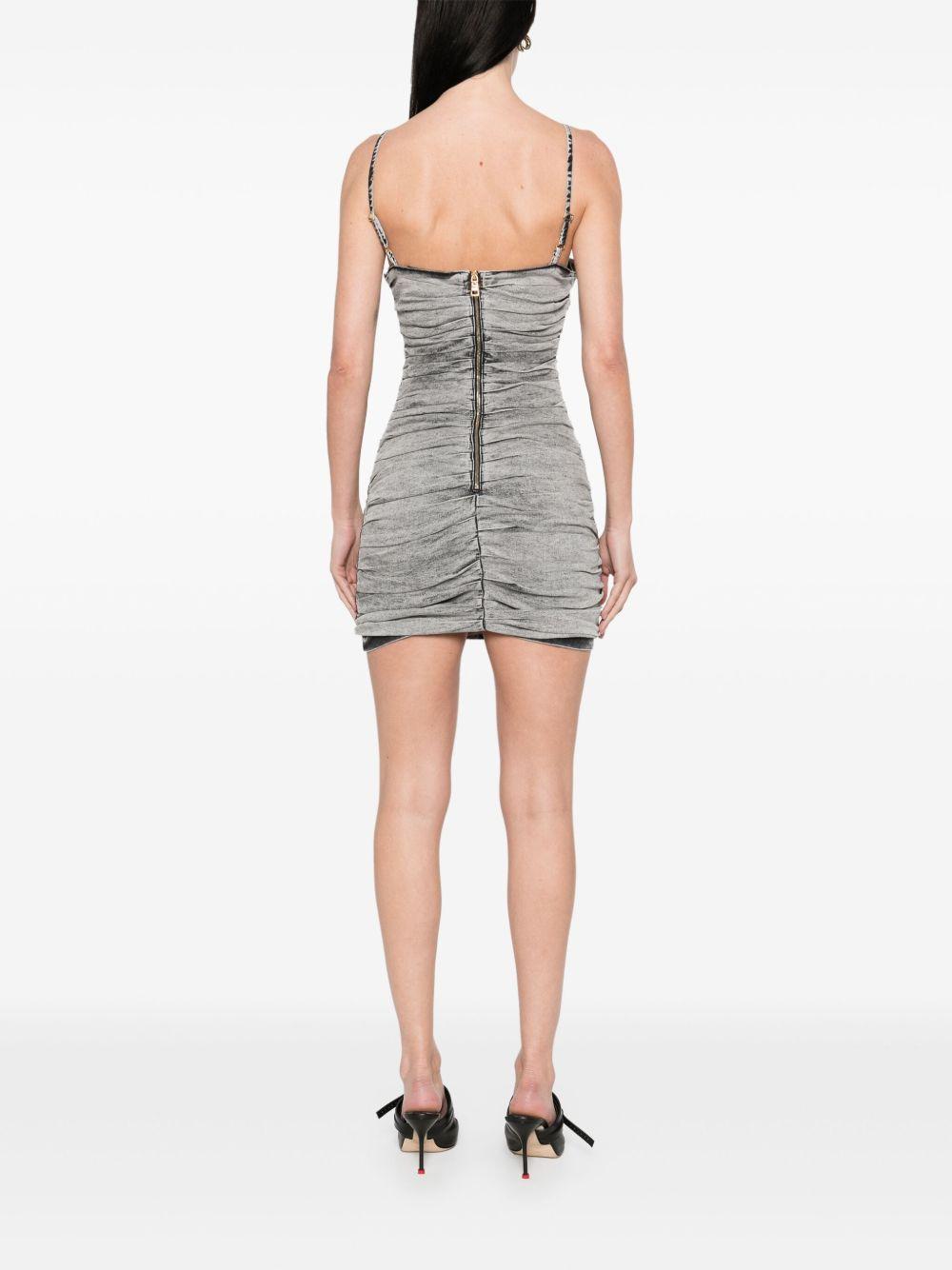 shoulder-straps denim mini dress Product Image