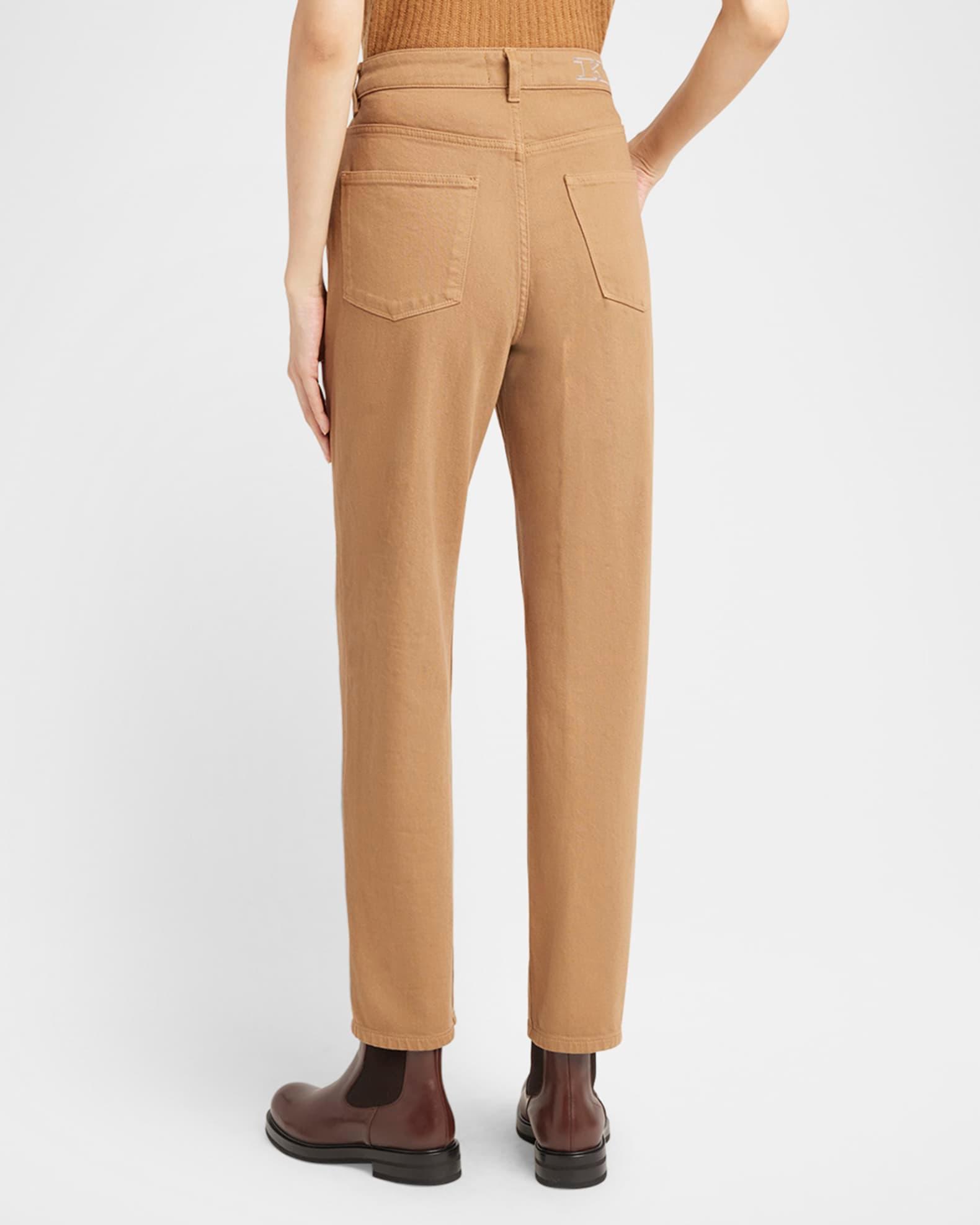 Mid-Rise Tapered-Leg Ankle Jeans Product Image