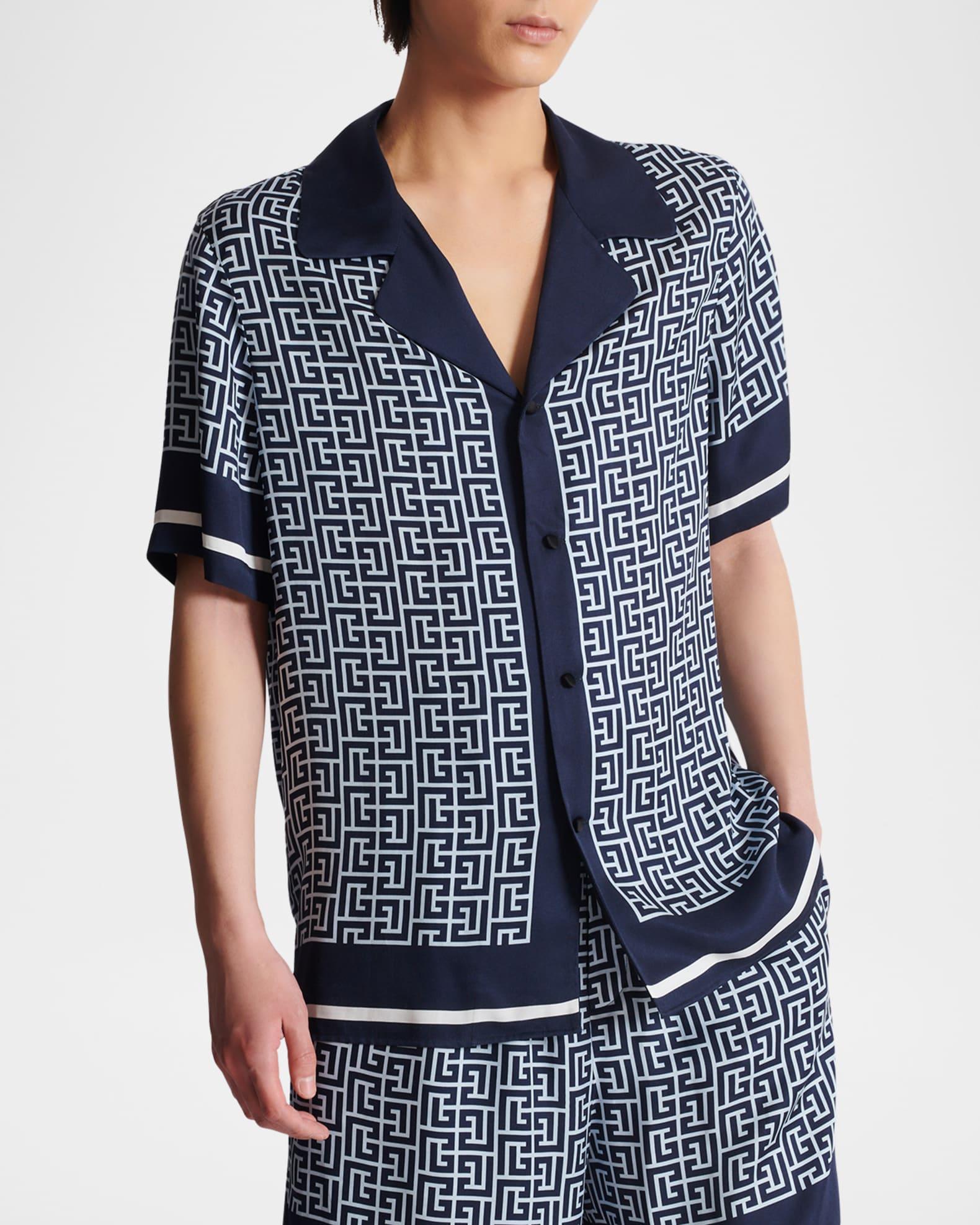 Men's Monogram Camp Shirt Product Image