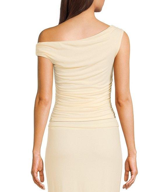GB Ruched Side Off The Shoulder Top Product Image