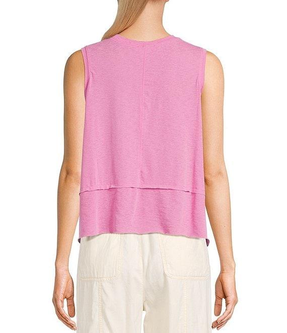 C&V Chelsea & Violet Sleeveless Shark Bite Tank Product Image