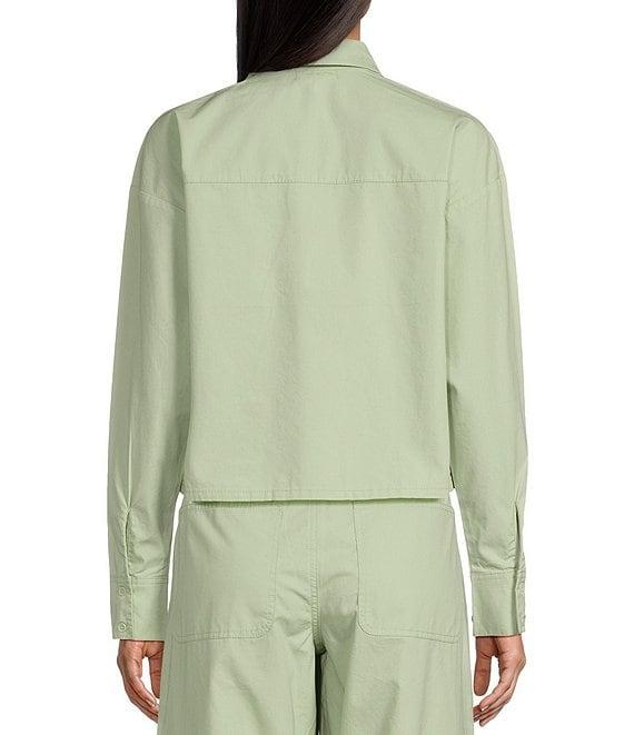 GB Woven Button-Front Cargo Coordinating Top Product Image