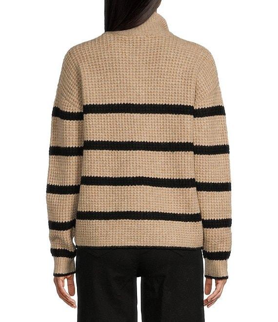 Copper Key Stripe Quarter-Zip Sweater Product Image